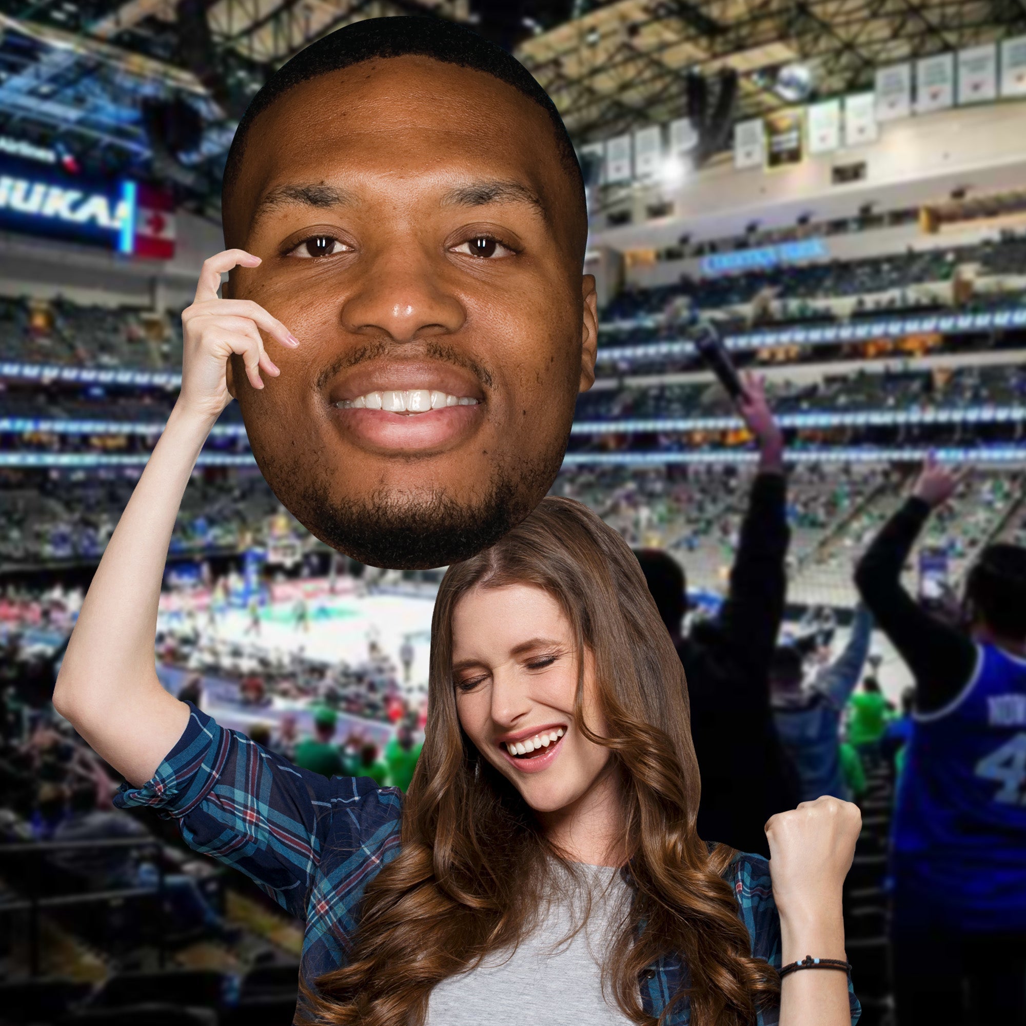 Damian Lillard - Big Head - Official NBA - Portland Trail Blazers - Foam Core Cutout