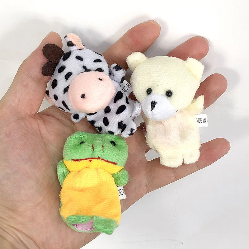 Soft Animal Finger Puppet Toys