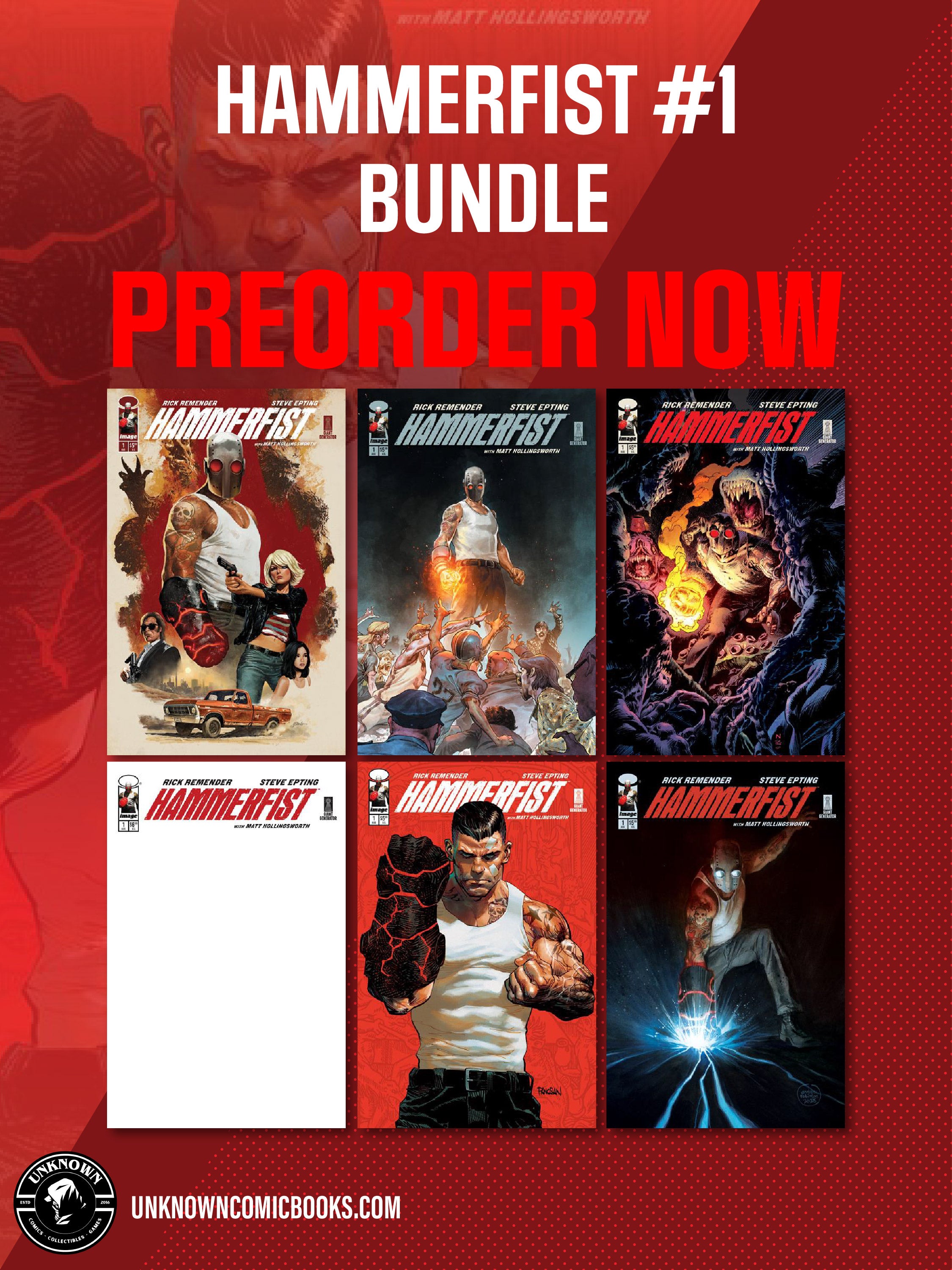 [6 PACK] HAMMERFIST #1 BUNDLE (08/26/2026)