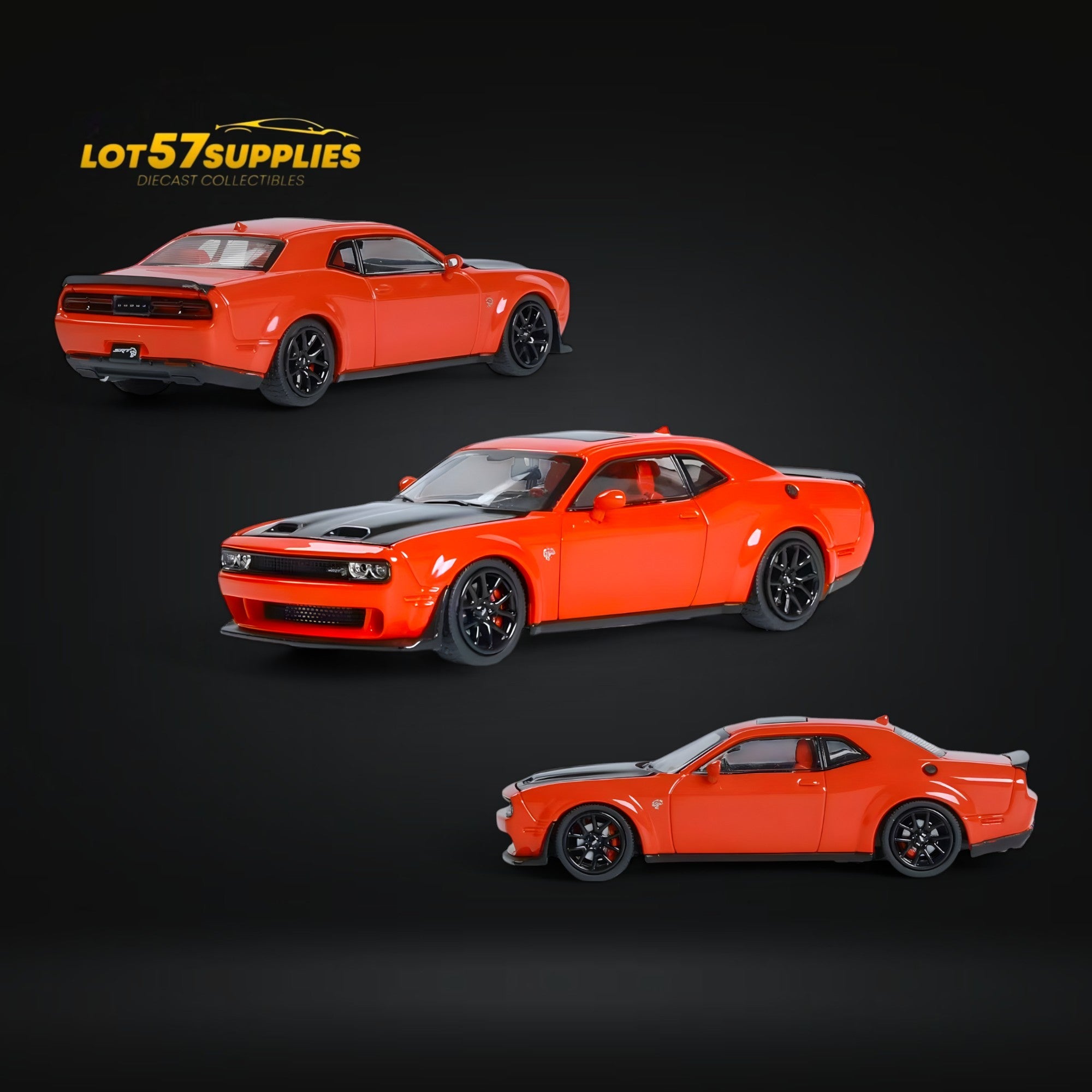 Stance Hunters Dodge SRT Hellcat Mango Orange 1:64