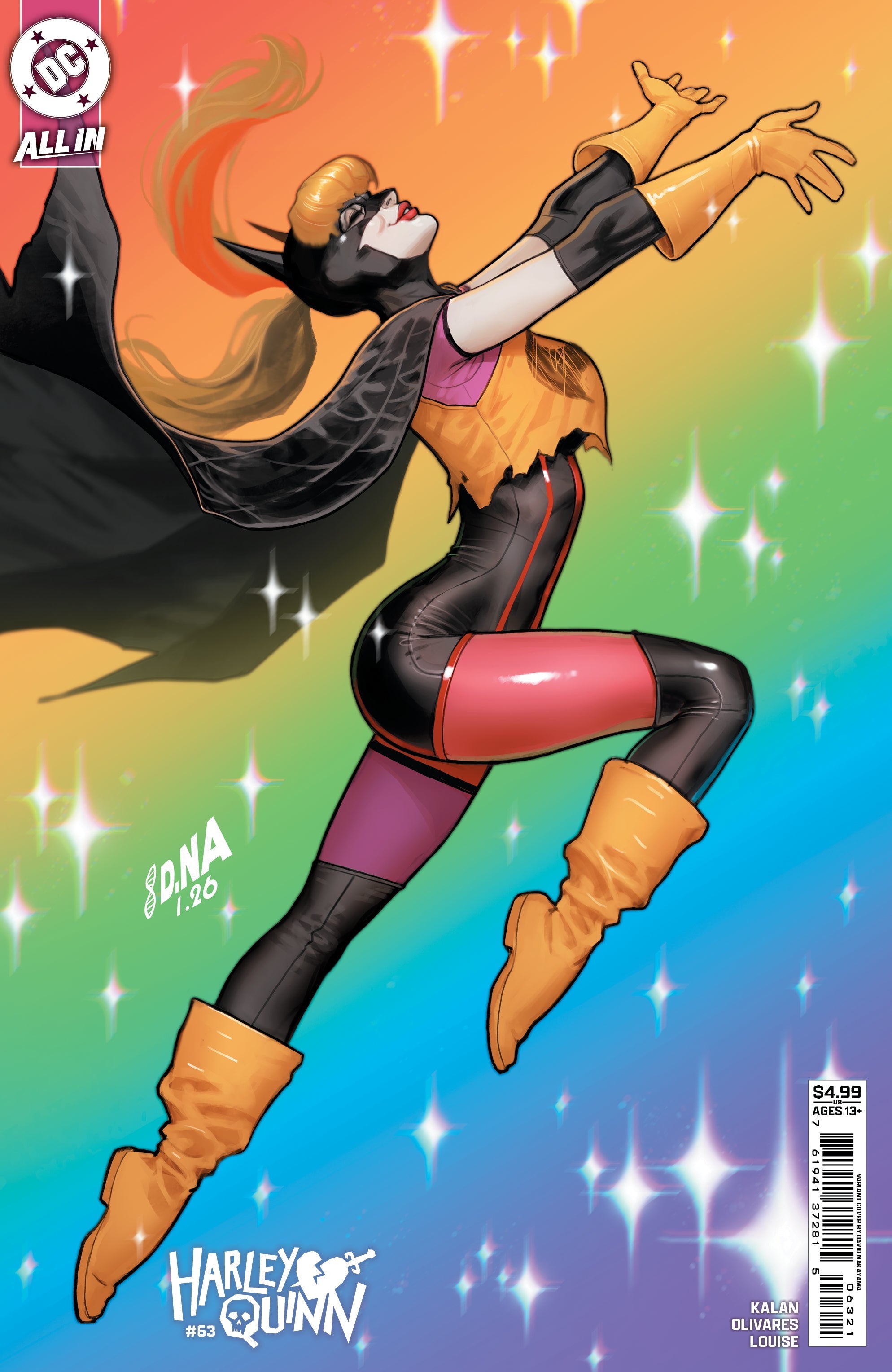 [Signed by David Nakayama] HARLEY QUINN #63 CVR B DAVID NAKAYAMA CARD STOCK VAR (01/13/2027)