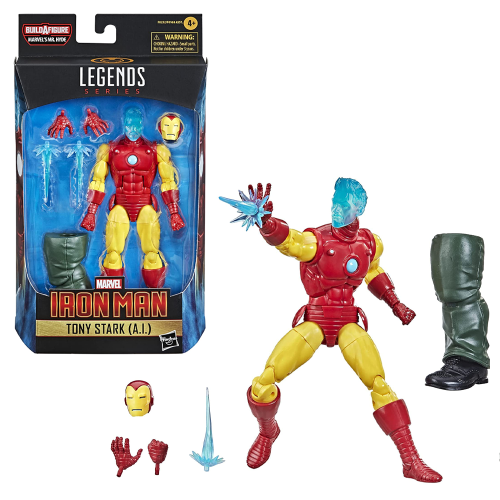 Iron Man: Marvel Legends - Tony Stark A.I. 6-Inch Action Figure (Marvel's Mr. Hyde Build-A-Figure)