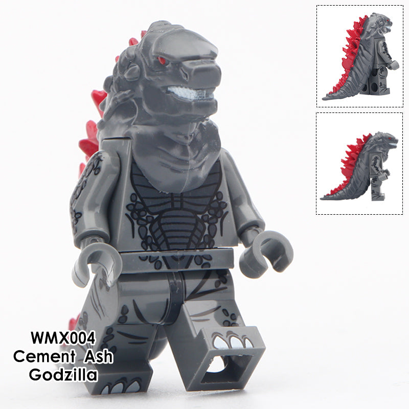 Godzilla Gray Kaiju Lego Minifigures Custom Toys