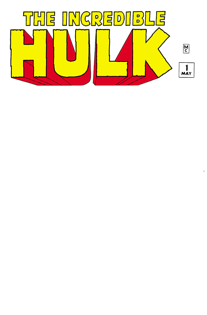 [10 PACK] INCREDIBLE HULK #1 FACSIMILE EDITION UNKNOWN COMICS BLANK EXCLUSIVE (10/23/2019)