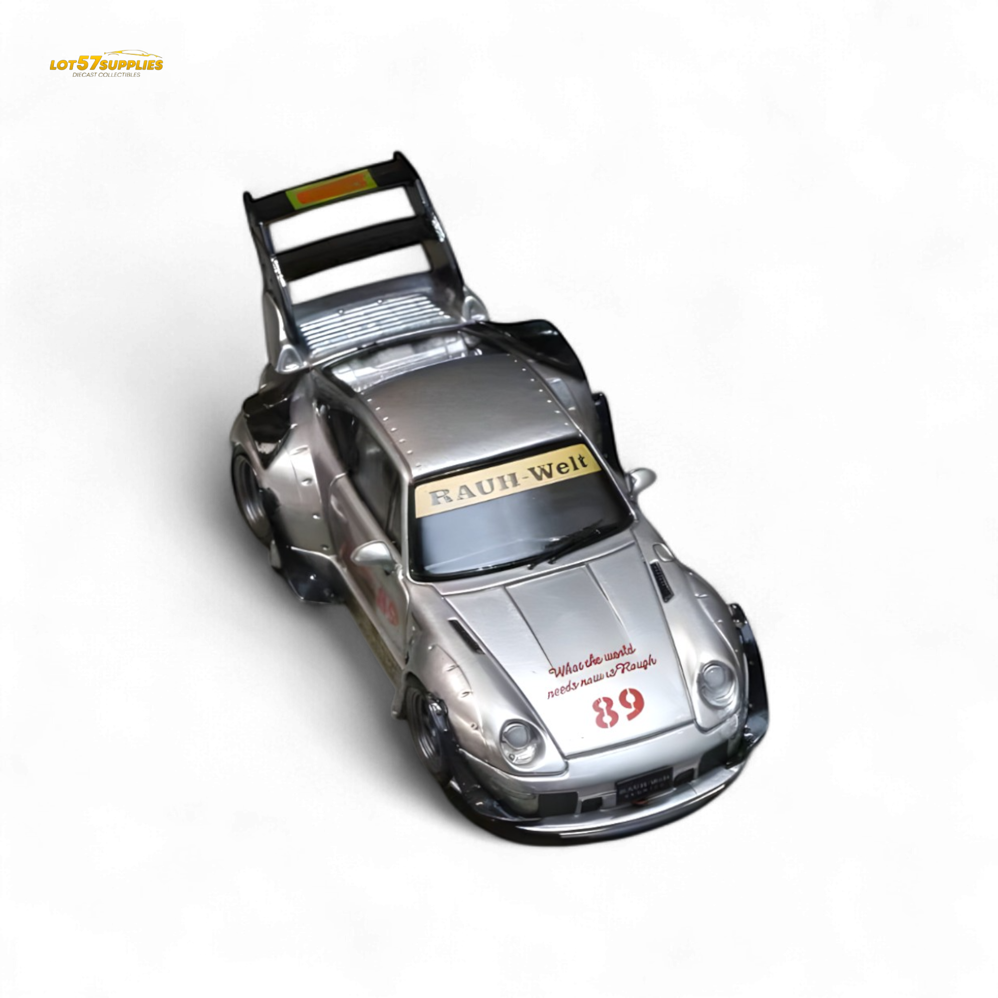 Street Weapon Porsche RWB 993 Double Exhaust Heavenly Livery Higher Tail 1:64