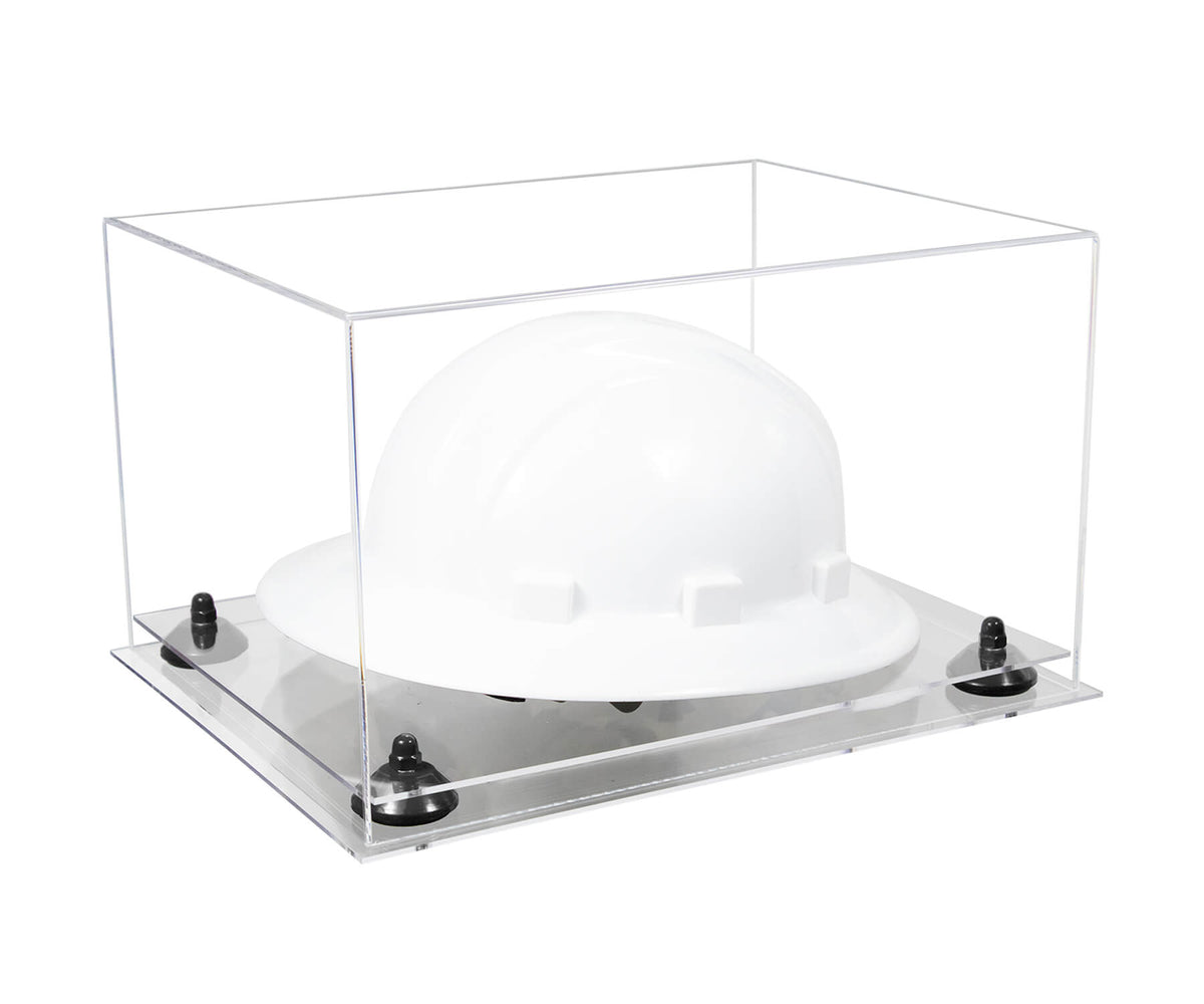 Clear Acrylic Large Helmet - Large Safety Helmet Display Case - Clear (A082/V13)