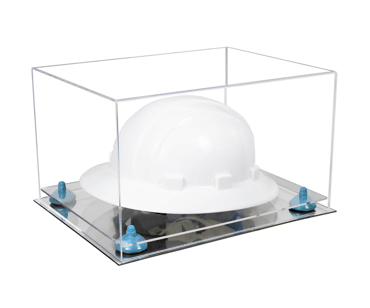Clear Acrylic Large Helmet - Large Safety Helmet Display Case - Clear (A082/V13)