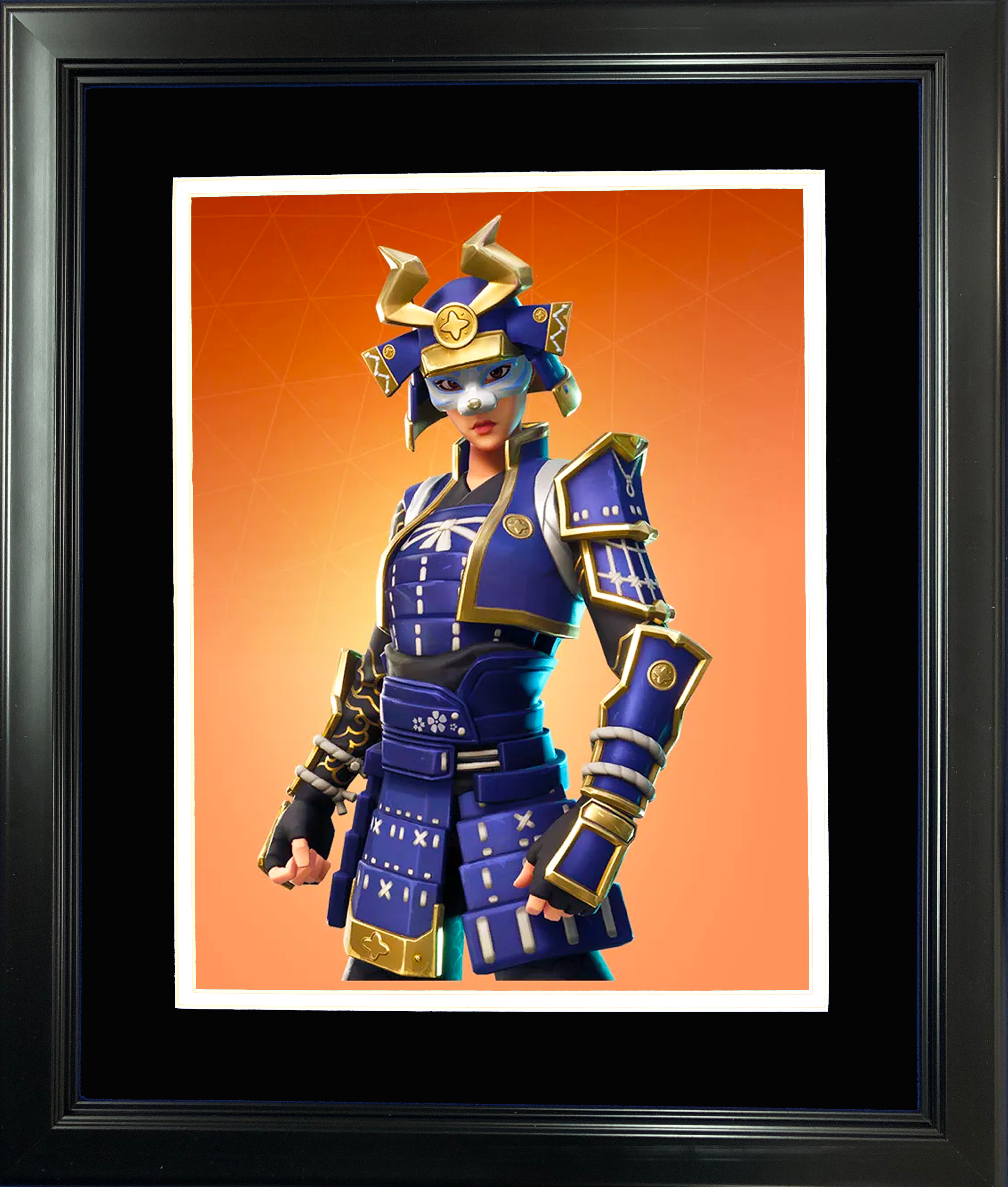 Framed Hime Legendary Fortnite Skin 11"x14" Video Game Photo
