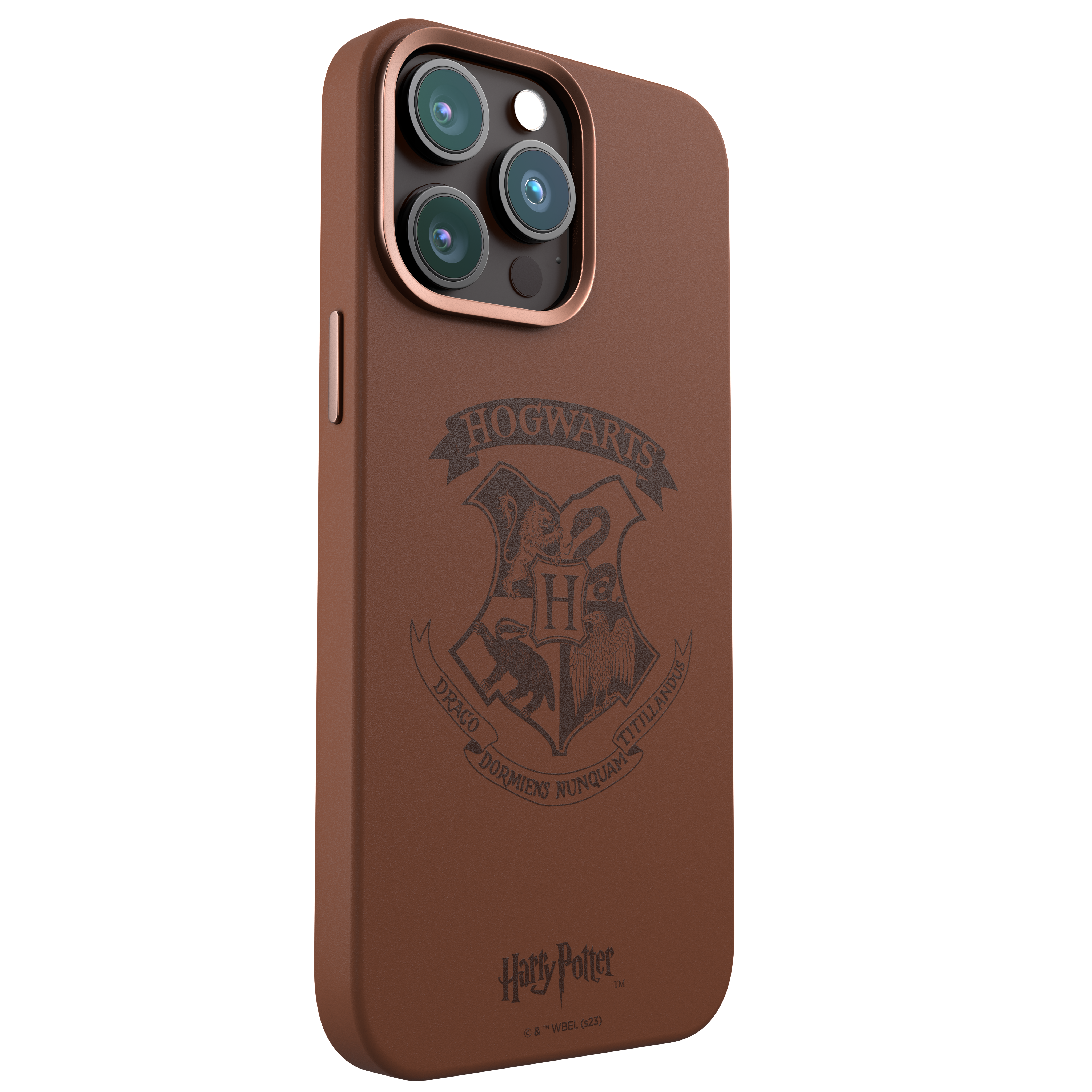 Harry Potter - Hogwarts Leather Phone Case iPhone 13 Pro Max