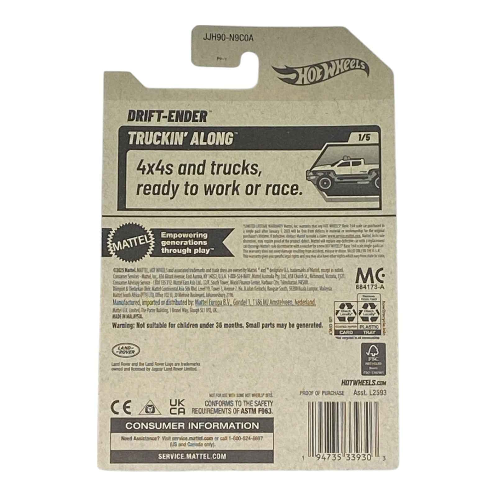 Hot Wheels Drift-Ender - Truckin' Along Series 1/5