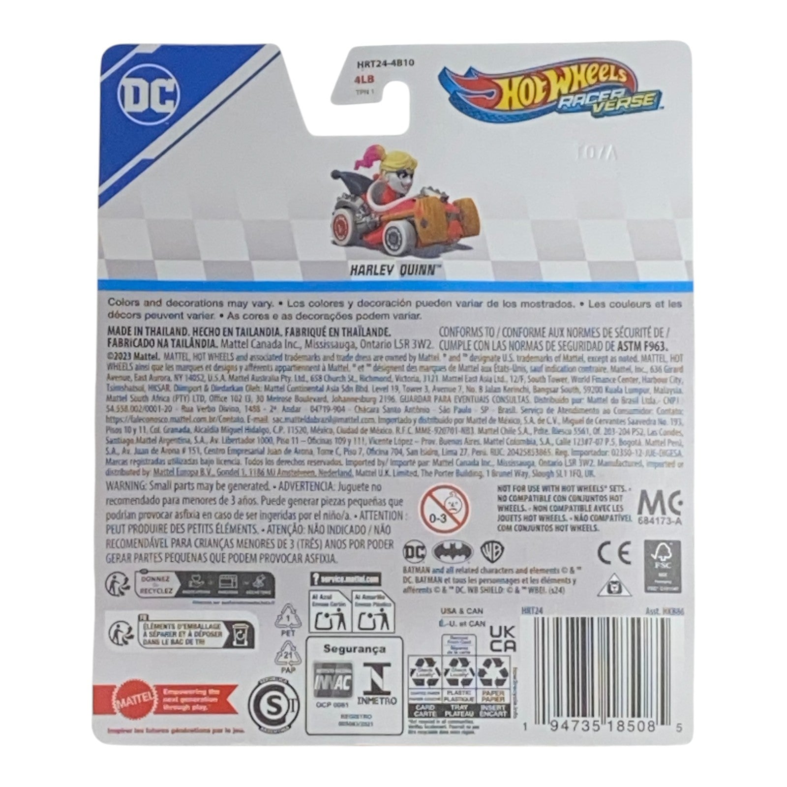 Hot Wheels Harley Quinn - RacerVerse Series