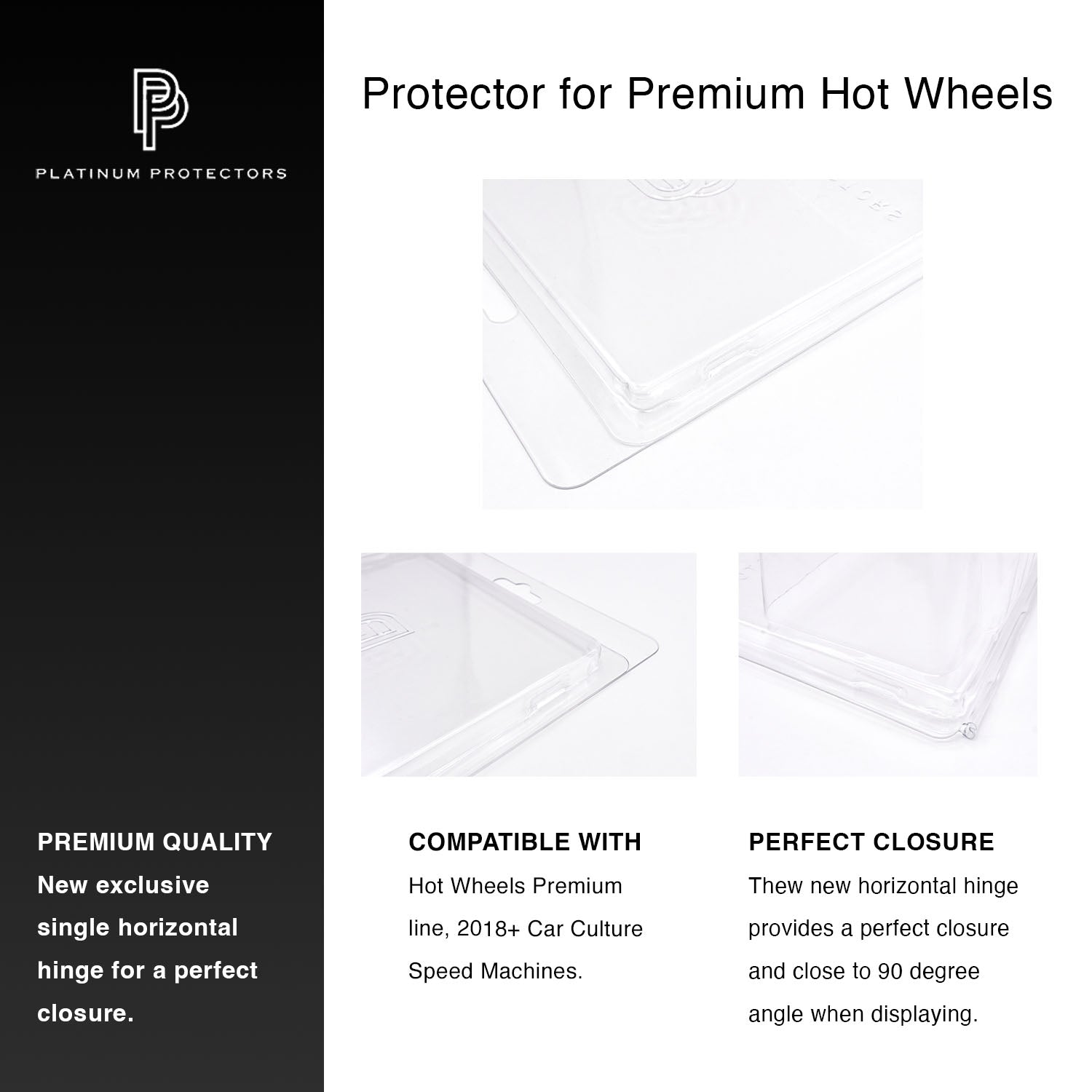 Platinum Protectors for Hot Wheels Premium, Car Culture and Car Tuned (with retail packaging)