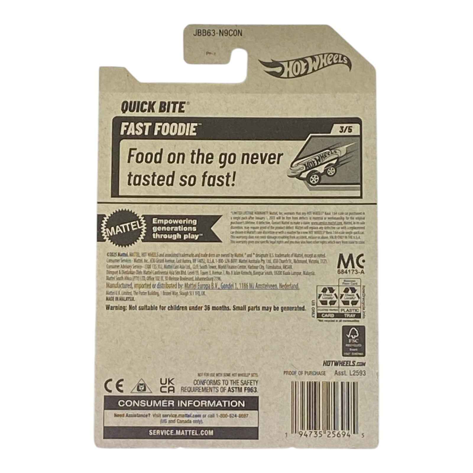 Hot Wheels Quick Bite - Fast Foodie Series 3/5