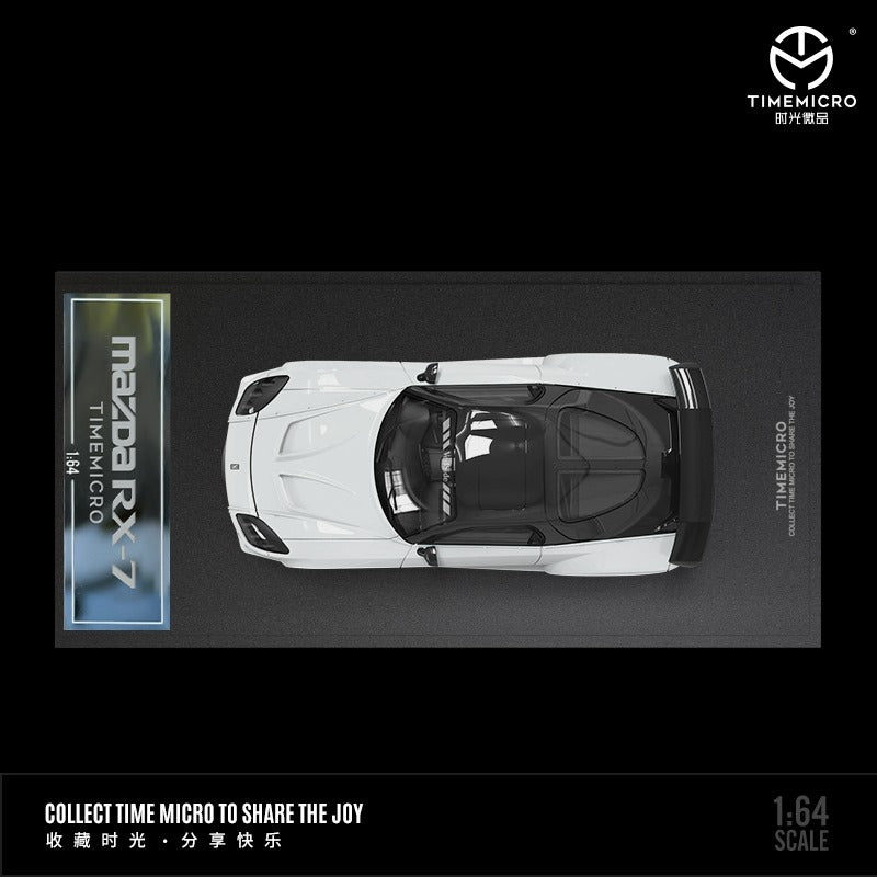 TimeMicro Mazda RX-7 VeilSide BLACK / GREEN / WHITE 1:64