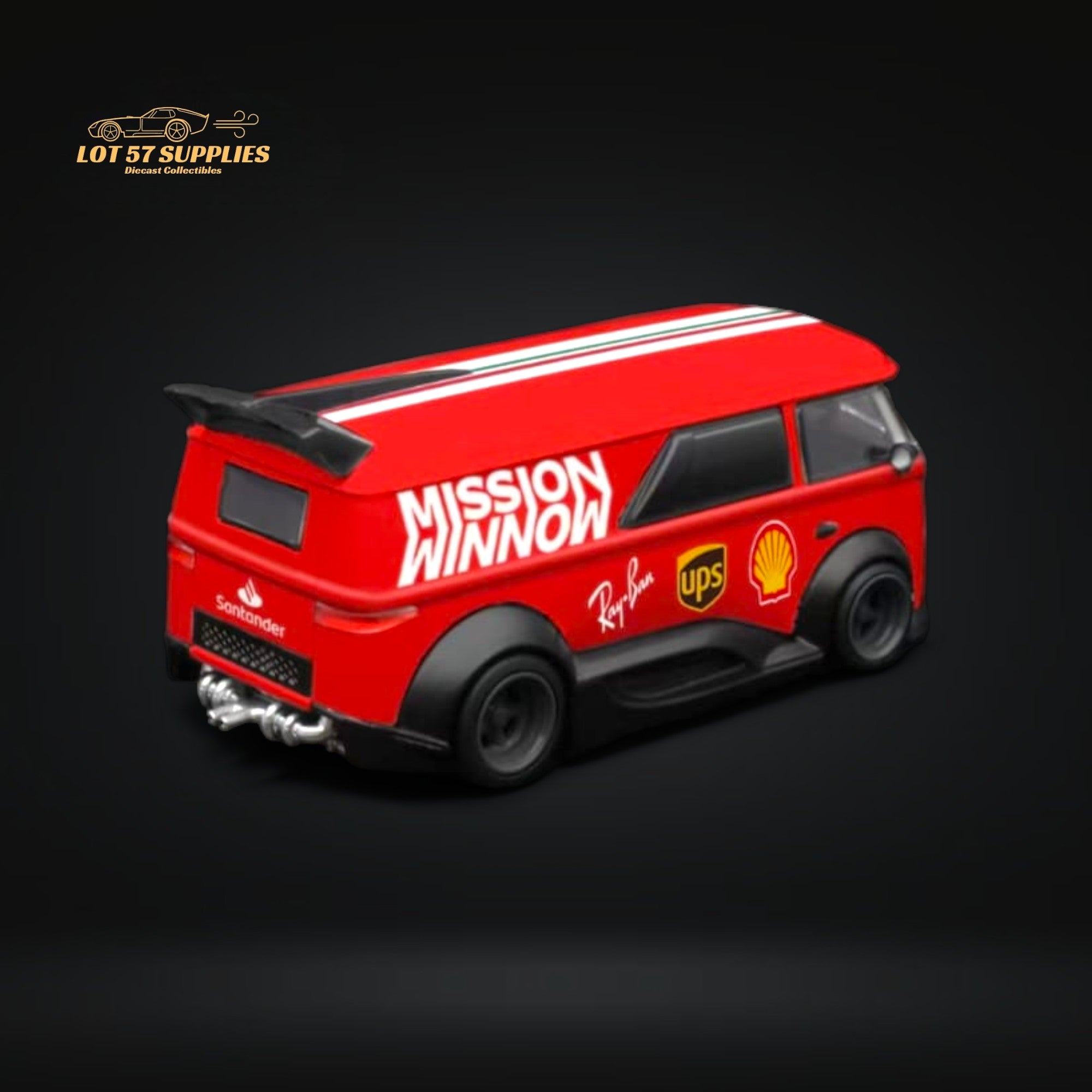 Mini Dream Volkswagen T1 RWB Van in Red WM Livery 1:64