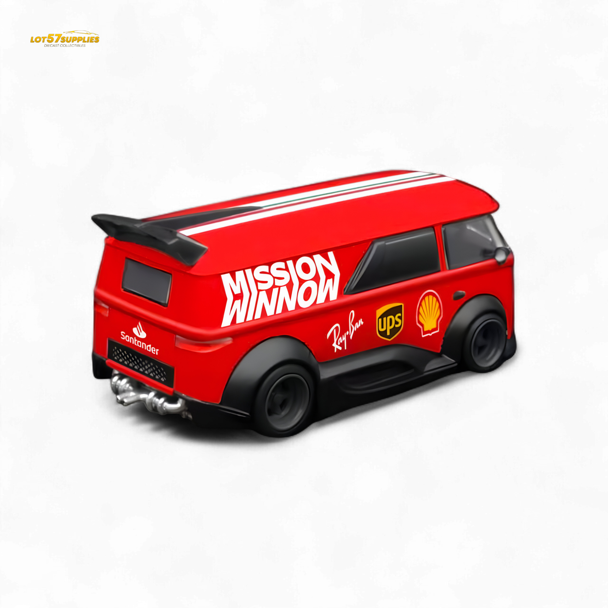 Mini Dream Volkswagen T1 RWB Van in Red WM Livery 1:64