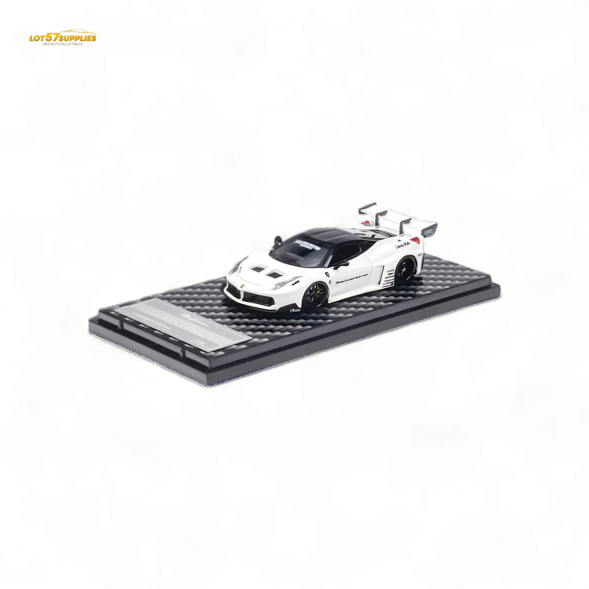QIDIAN 458 LBWK GT Resin Model Limited to 199 Pcs White 1:64