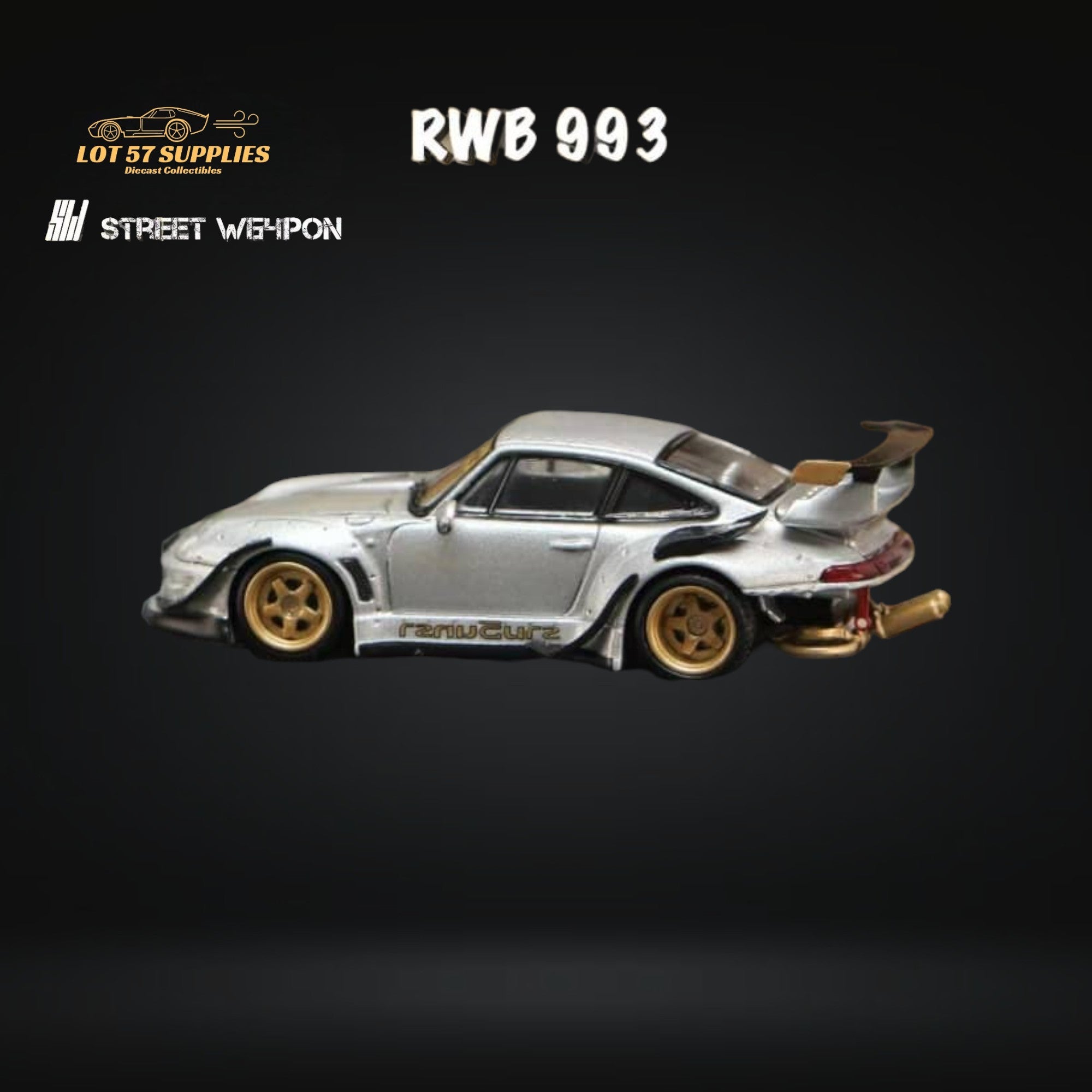 Street Weapon Porsche RWB 993 Heavenly Livery 1:64