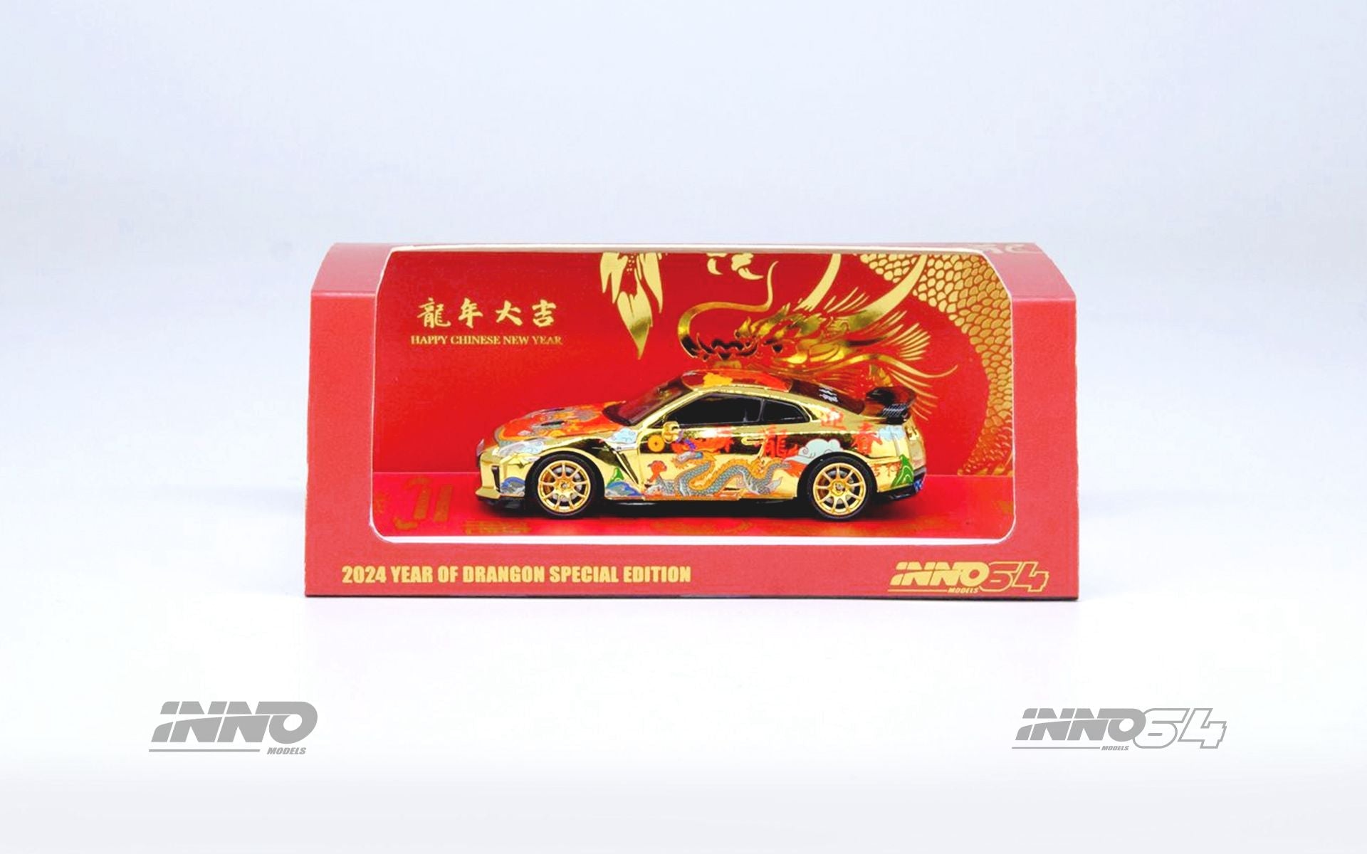 Inno64 Nissan Skyline GT-R R35 Year Of The Dragon Special Edition 2024 1:64
