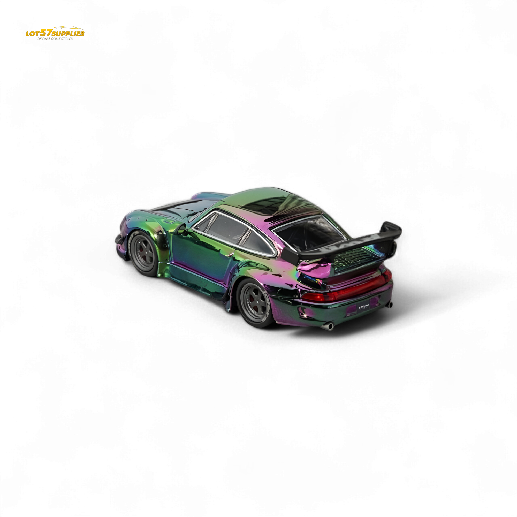 Star Model Porsche RWB 993 GT Wing Magic Purple-Green 1:64