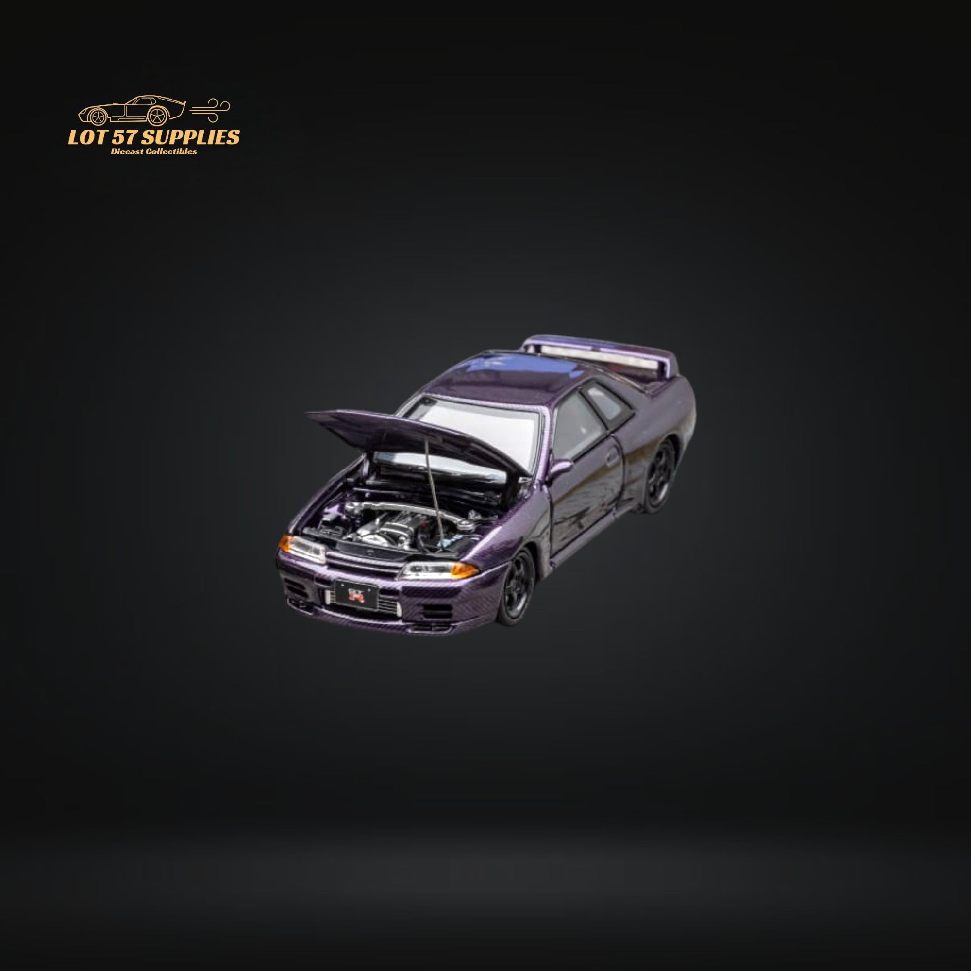 Focal Horizon Skyline R32 GT-R 3rd Gen Nismo S-Tune Full Carbon Purple 1:64
