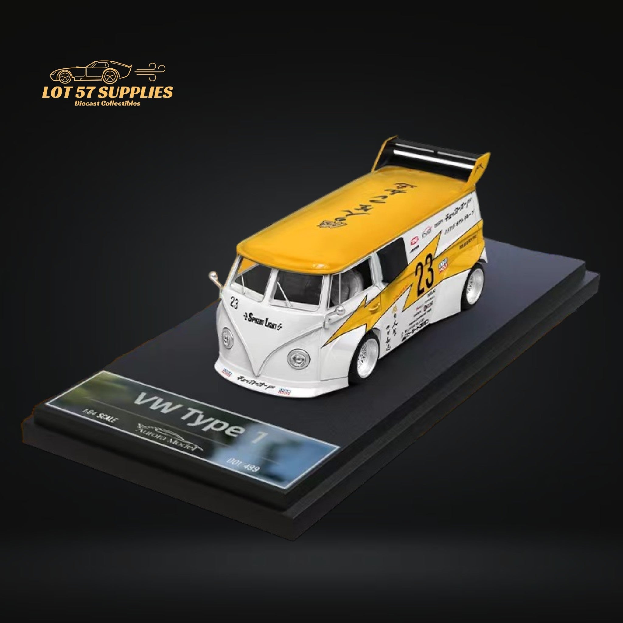 Aurora Model VW Volkswagen T1 Van Bus Lighting #23 Livery 1:64