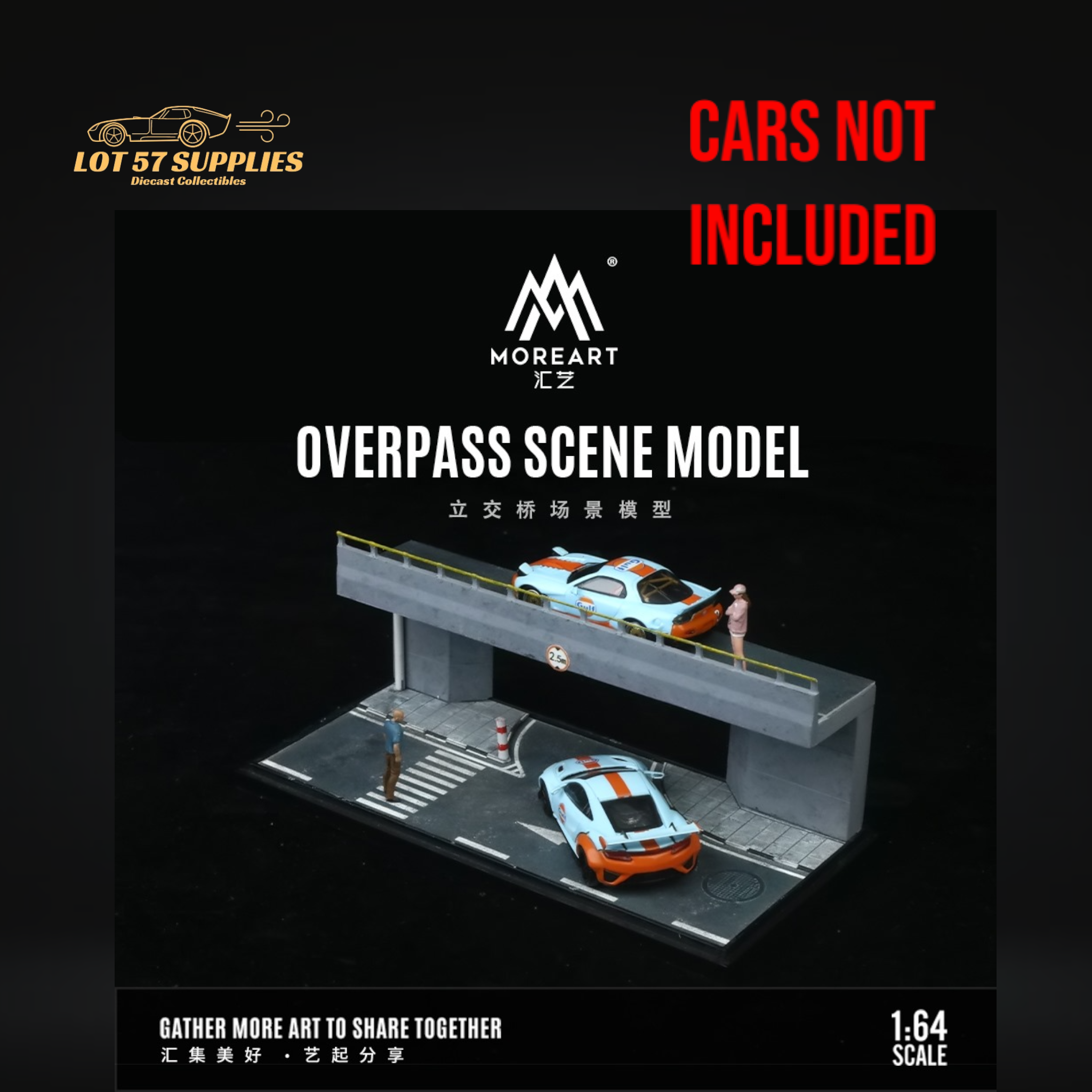 (Pre-Order) MoreArt OVERPASS SCENE MODEL Diorama Scene 1:64 MO901302