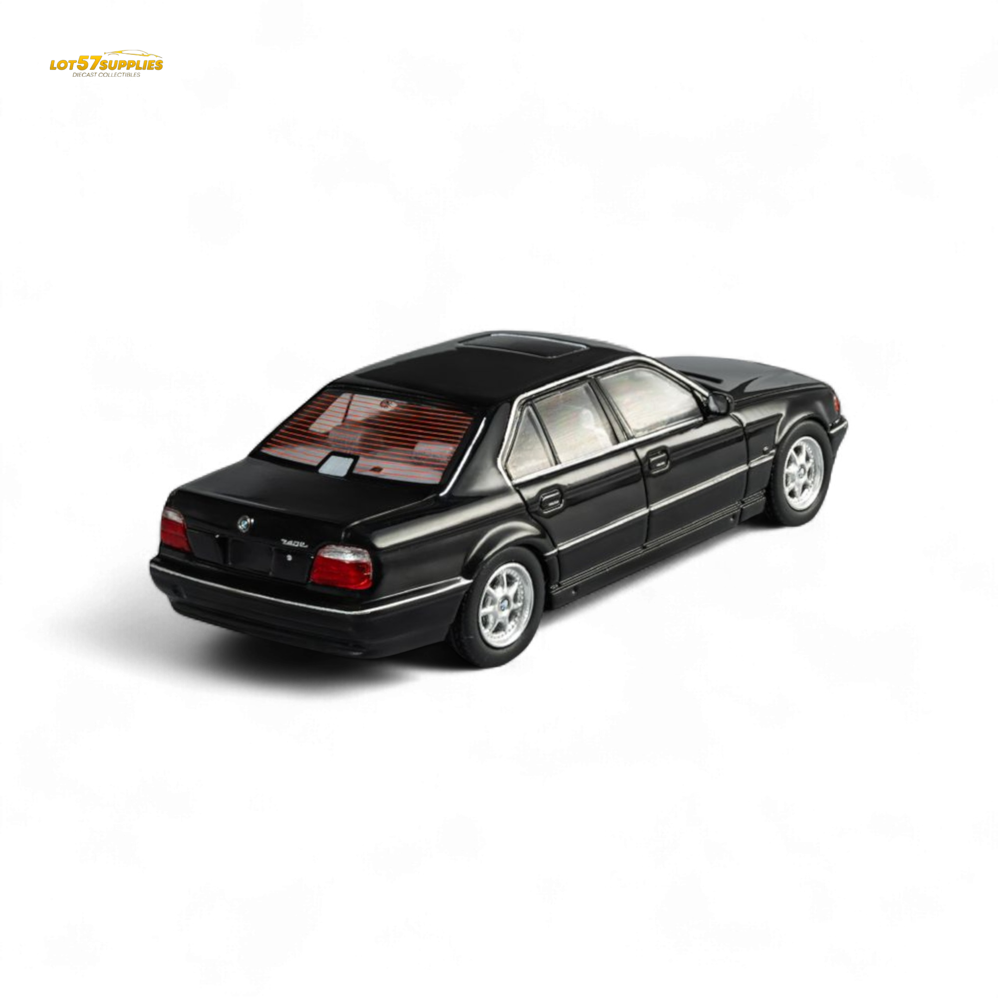 DCM BMW E38 740iL 7-Series in Black 1:64