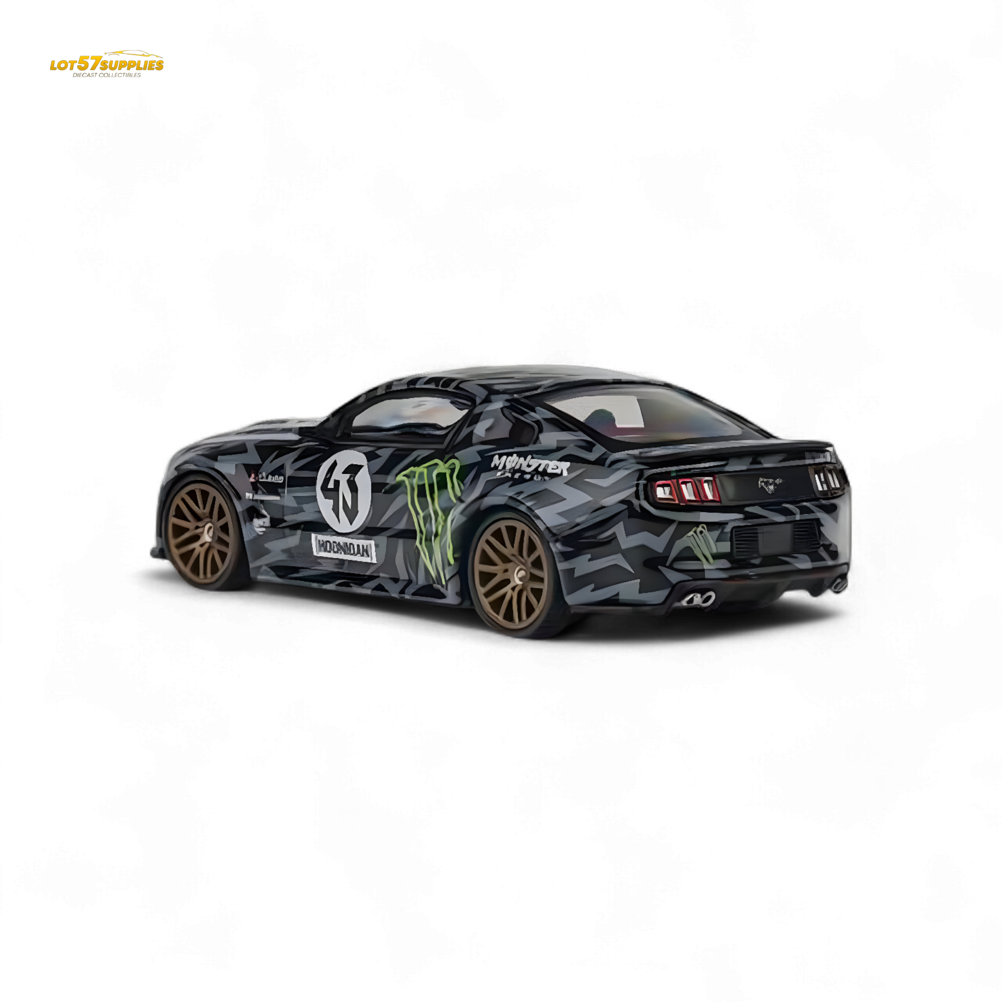 GDO Hunter x DCM 2014 Ford Mustang GT 5.0 Monster Livery 1:64
