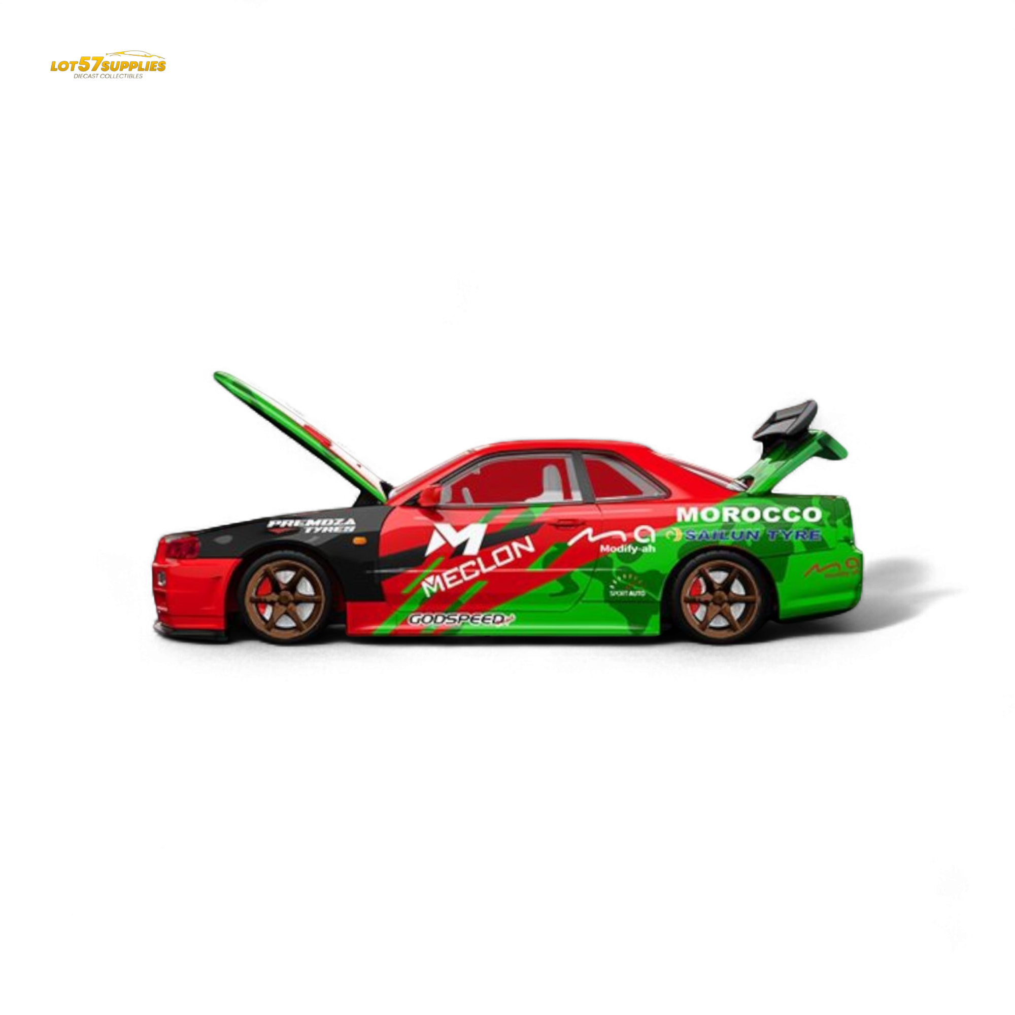 TimeMicro & MECLON GT-R R34 MECLON Ordinary 1:64