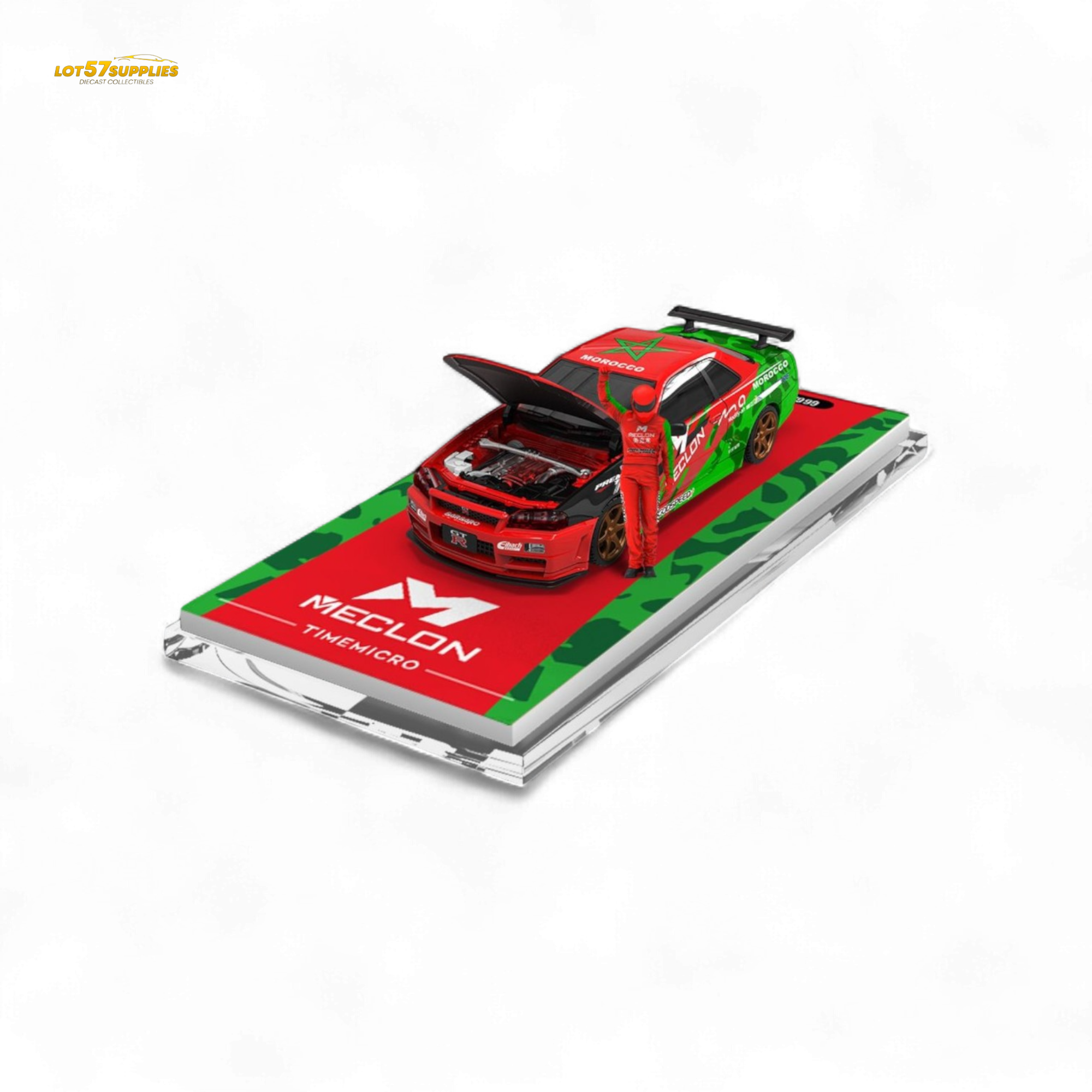 TimeMicro & MECLON GT-R R34 MECLON Container Set 1:64