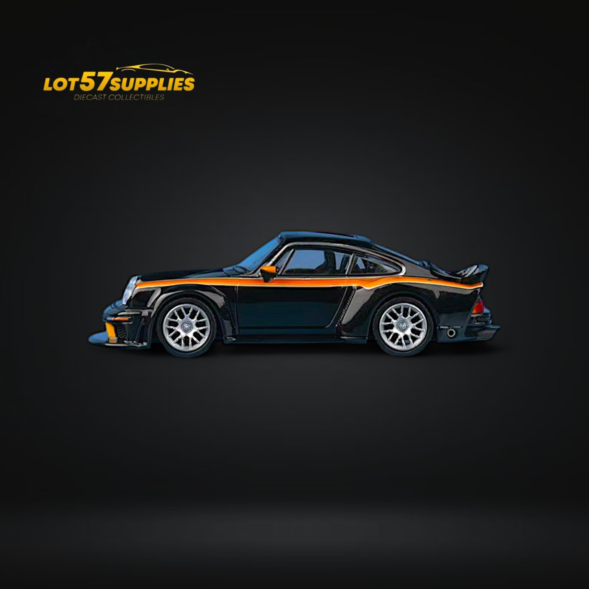 (Pre-Order) Findclassically Singer DLS Turbo Low Tail Black Pearl Road Version 1:64