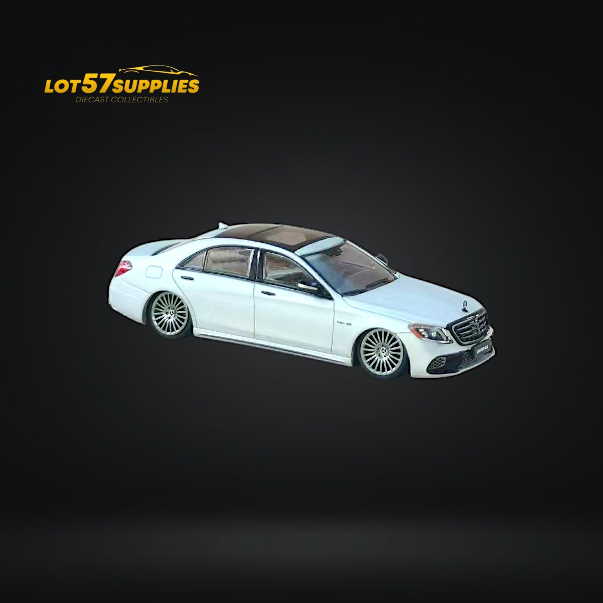 (Pre-Order) Rhino Model AMG S63 S Class 6th Gen W222 Matte Silver Bagged 1:64