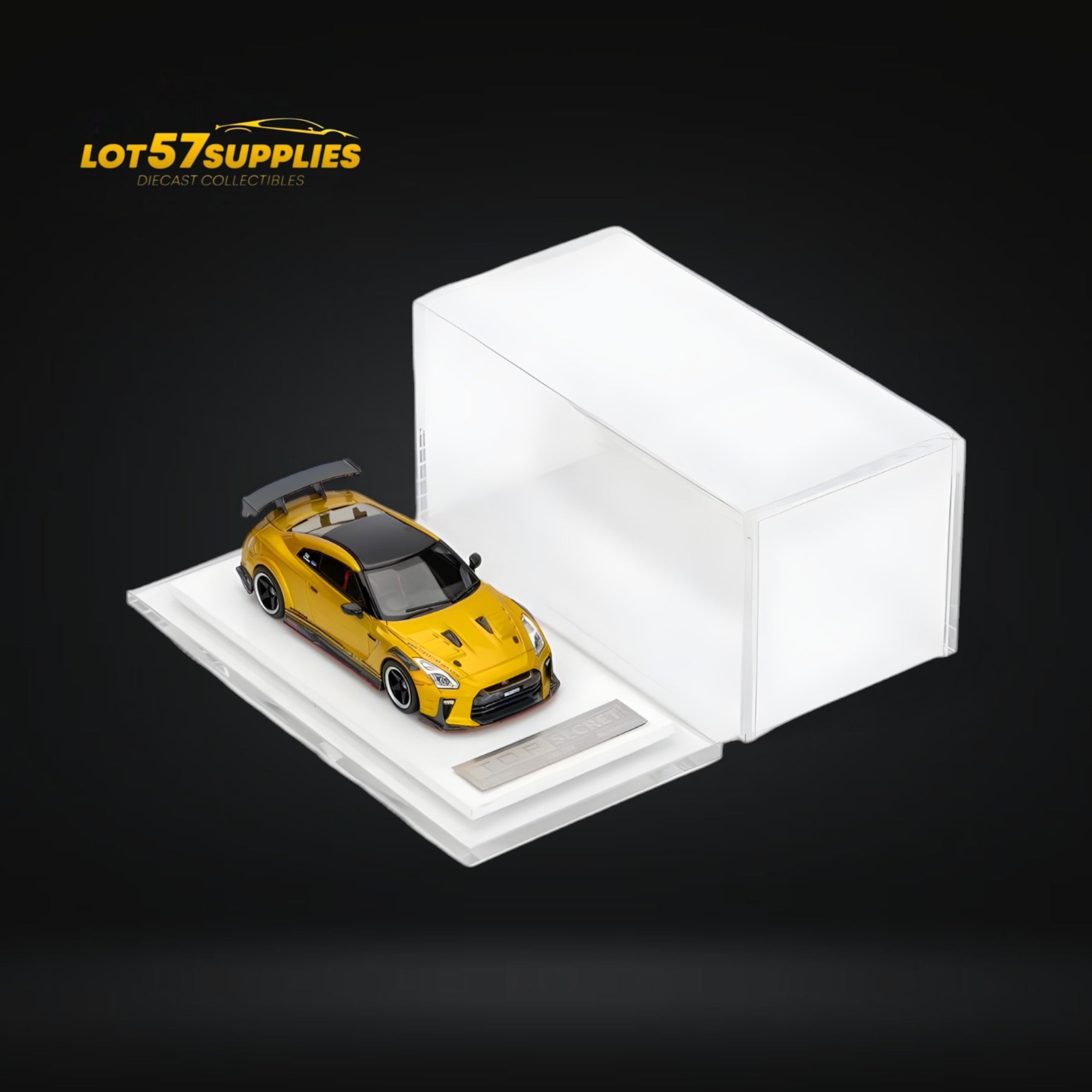 (Pre-Order) Model Idea GT-R R35 TOP SECRET Modified Version Resin 1:64 - Limited to 299pcs