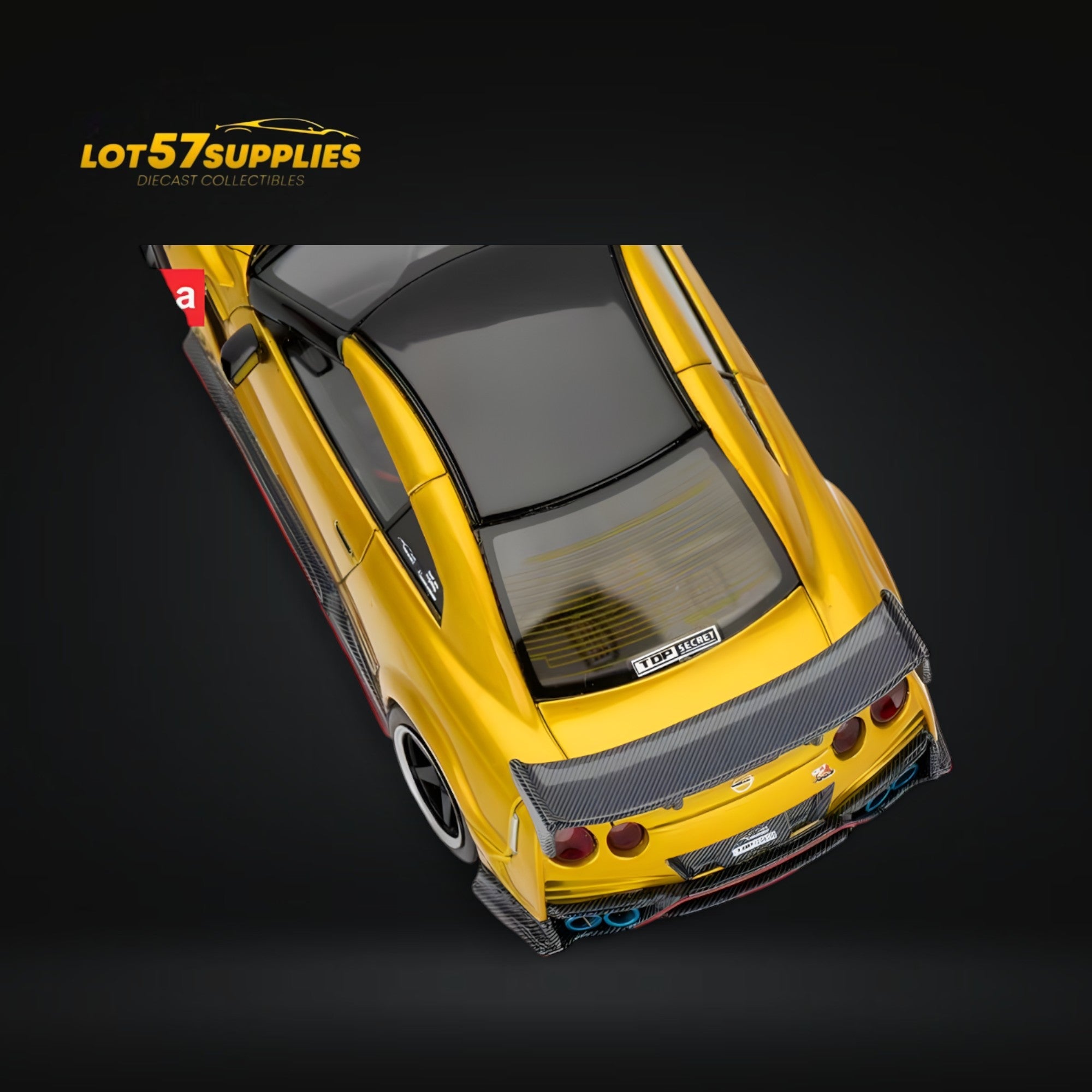 (Pre-Order) Model Idea GT-R R35 TOP SECRET Modified Version Resin 1:64 - Limited to 299pcs