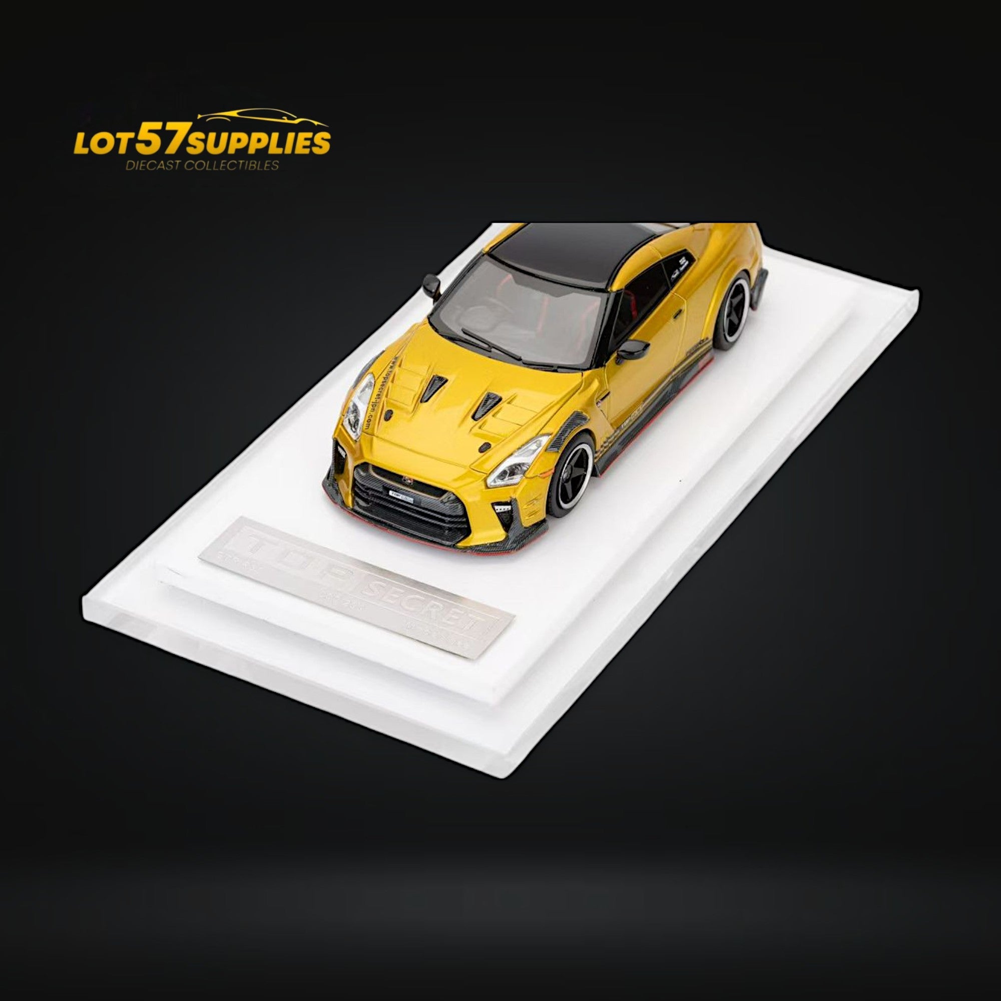 (Pre-Order) Model Idea GT-R R35 TOP SECRET Modified Version Resin 1:64 - Limited to 299pcs