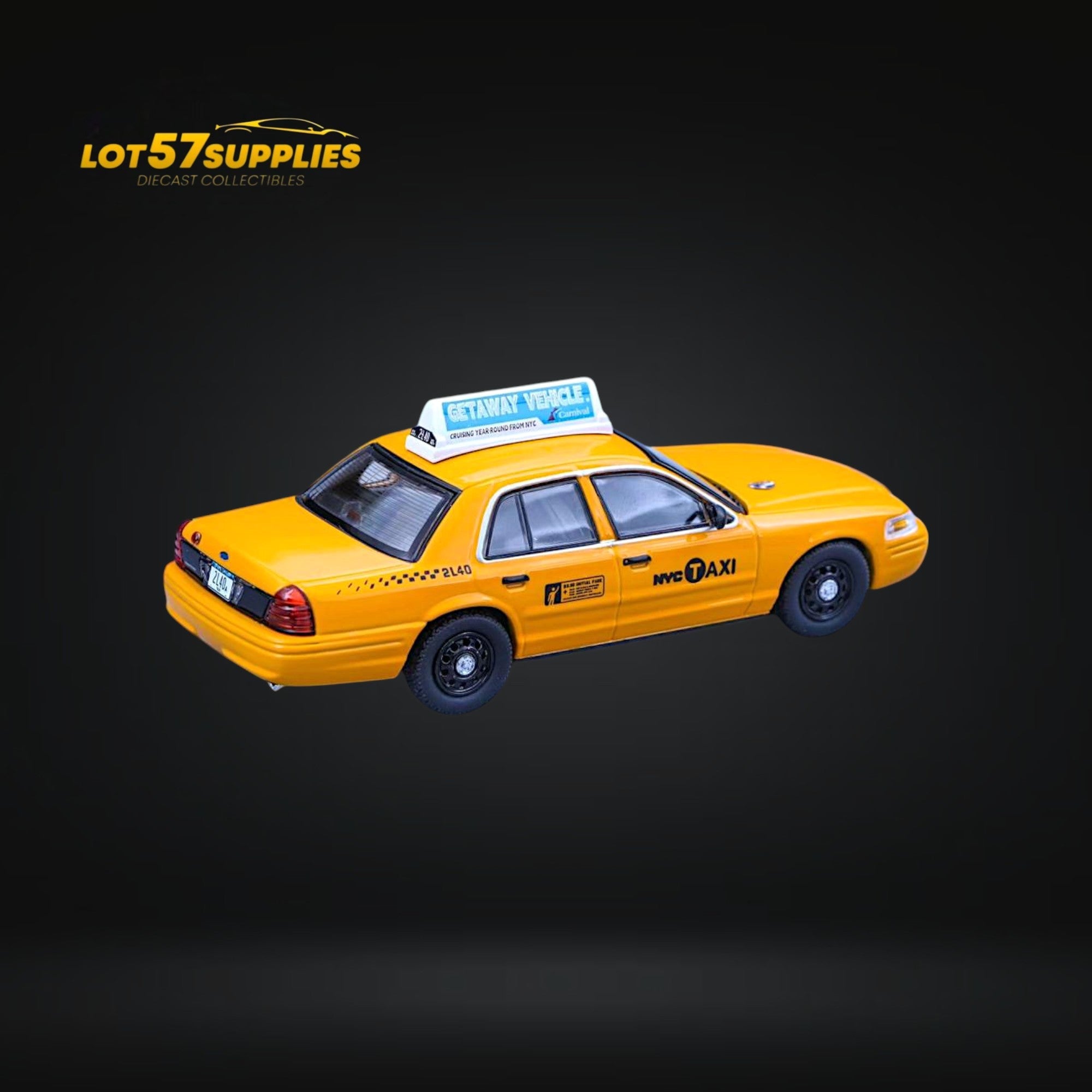 Rollin Ford Crown Victoria NYC Yellow Cab TAXI NEW YORK CITY 1:64