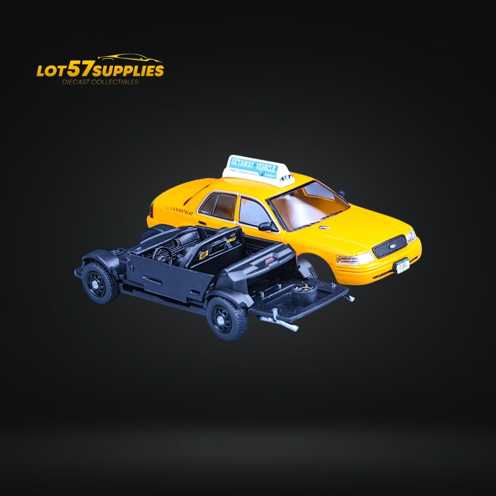 Rollin Ford Crown Victoria NYC Yellow Cab TAXI NEW YORK CITY 1:64
