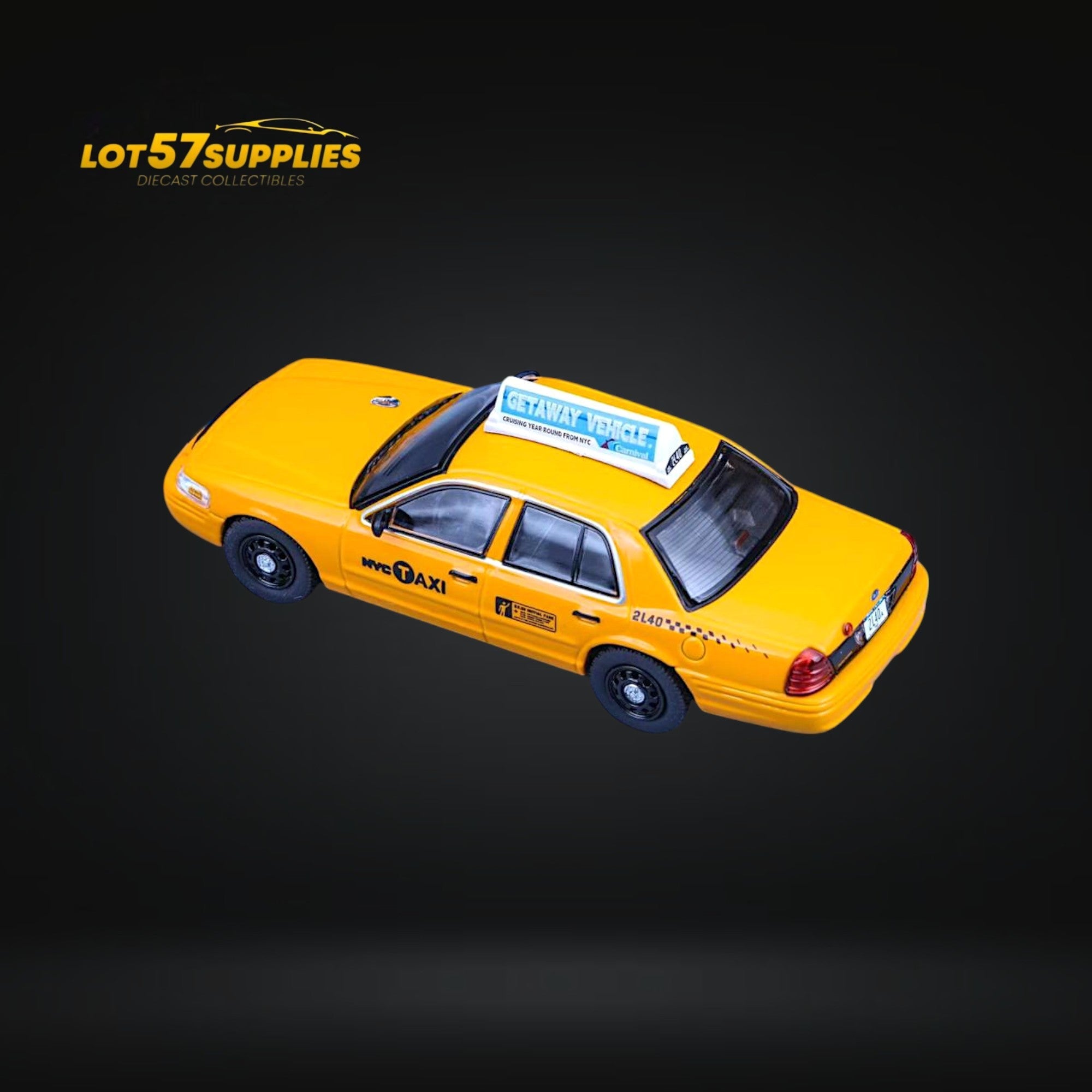 Rollin Ford Crown Victoria NYC Yellow Cab TAXI NEW YORK CITY 1:64