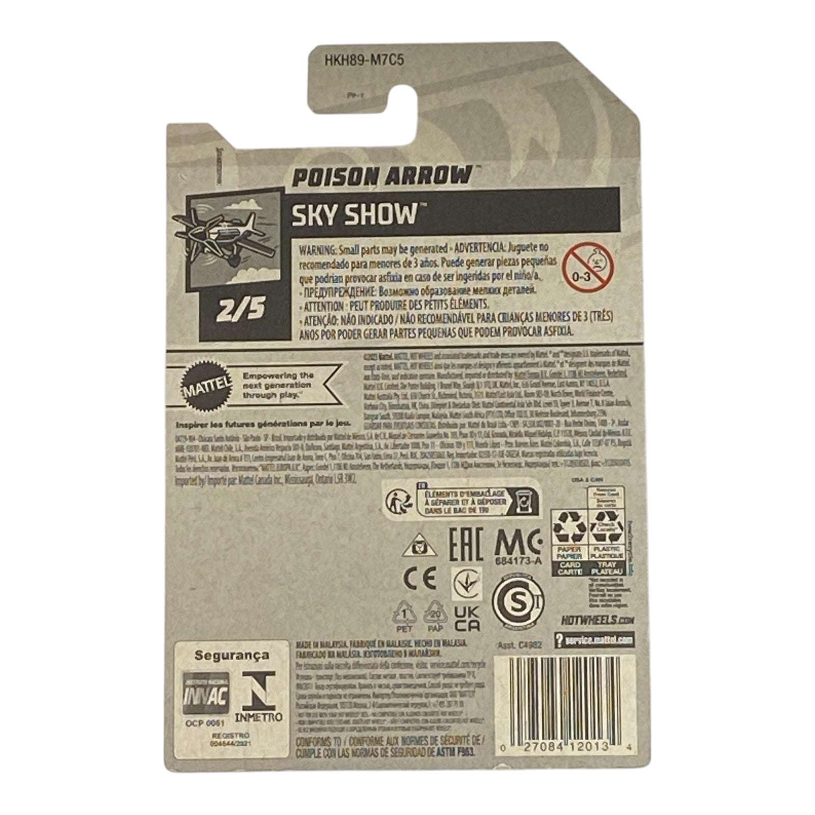 Hot Wheels Poison Arrow - Sky Show Series 2/5