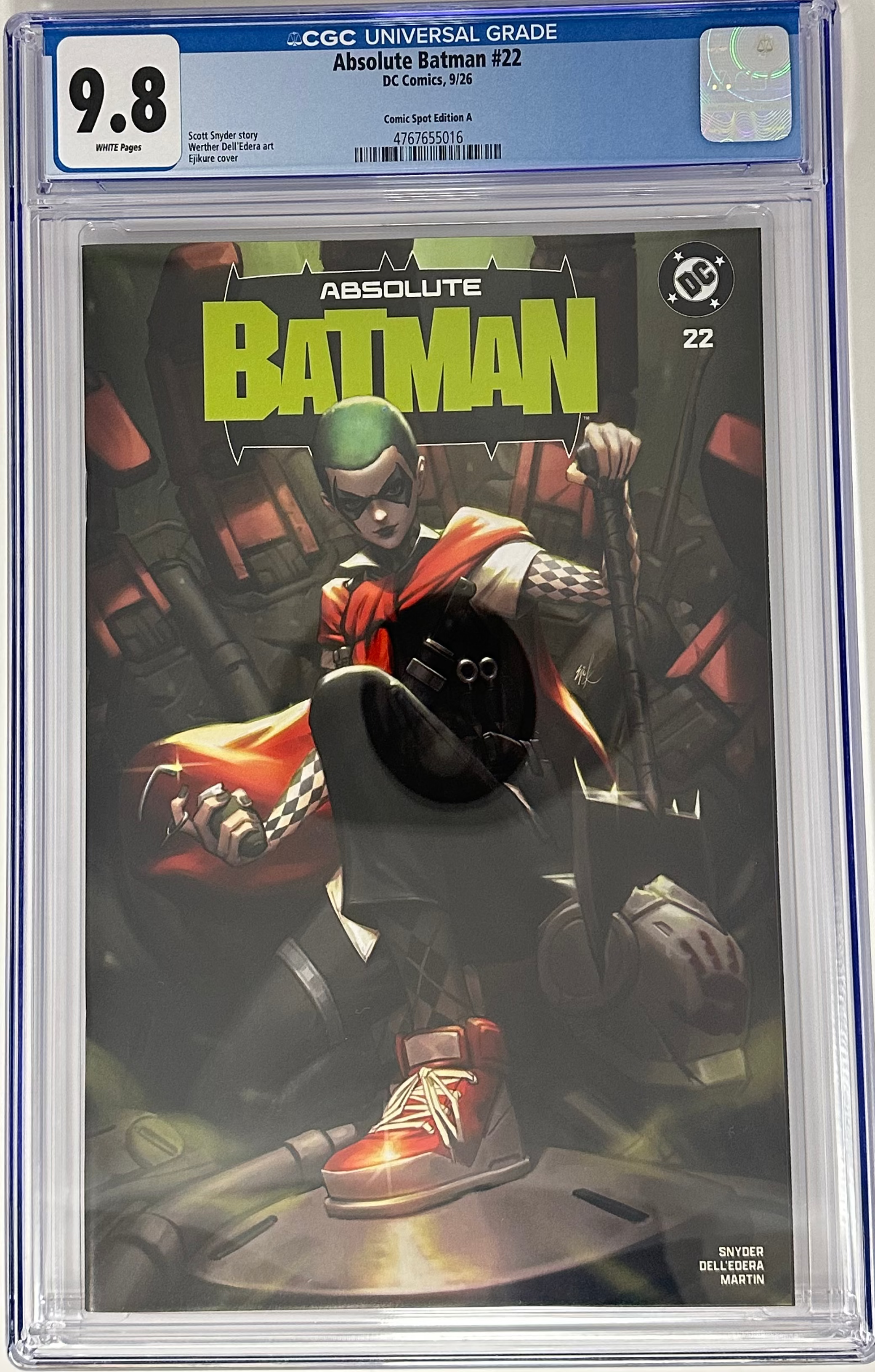 ABSOLUTE BATMAN #22 CGC 9.8 BLUE LABEL EJIKURE EXCLUSIVE VAR [IN STOCK]
