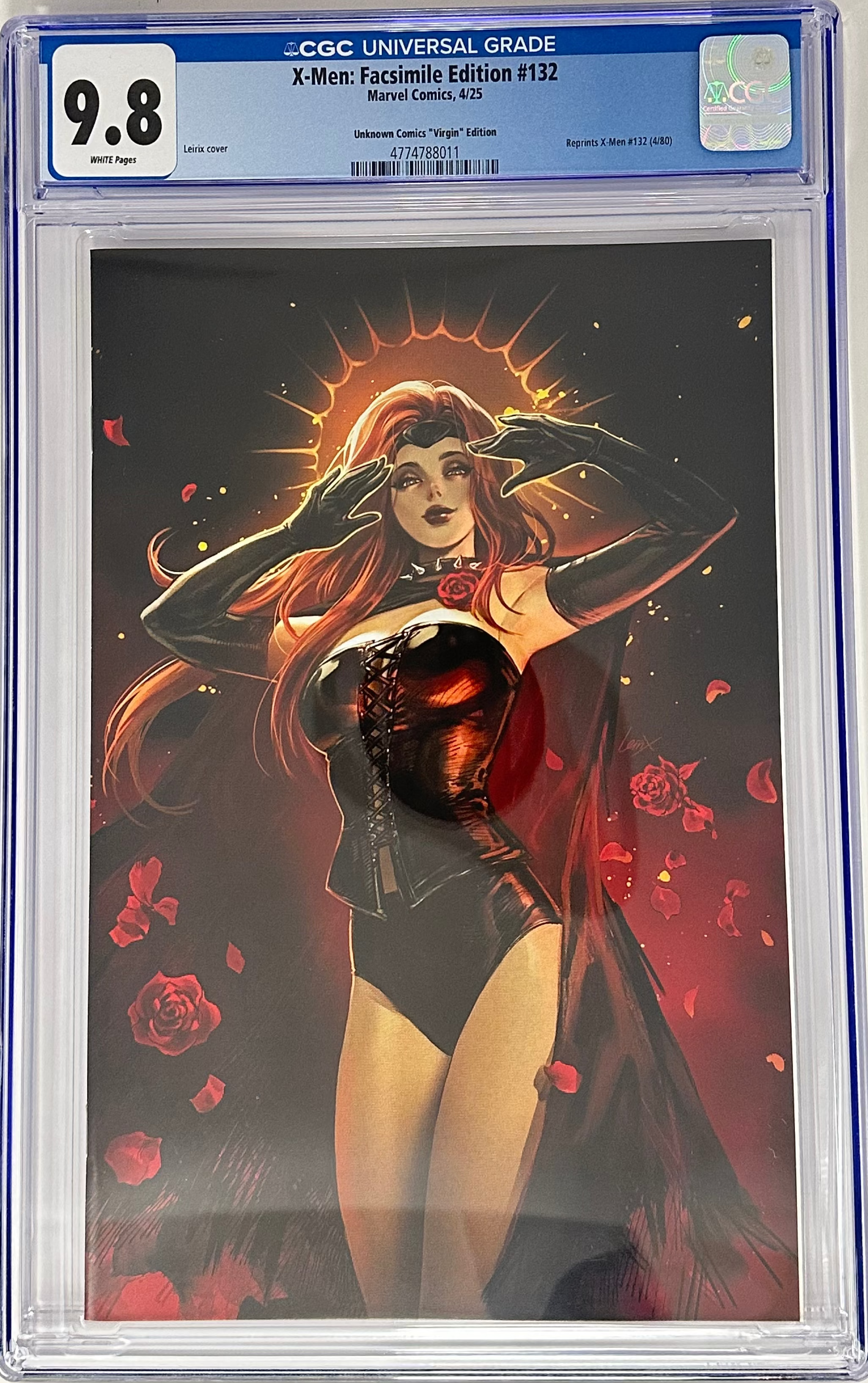 X-MEN: FACSIMILE EDITION #132 CGC 9.8 BLUE LABEL LEIRIX EXCLUSIVE VIRGIN VAR [IN STOCK]