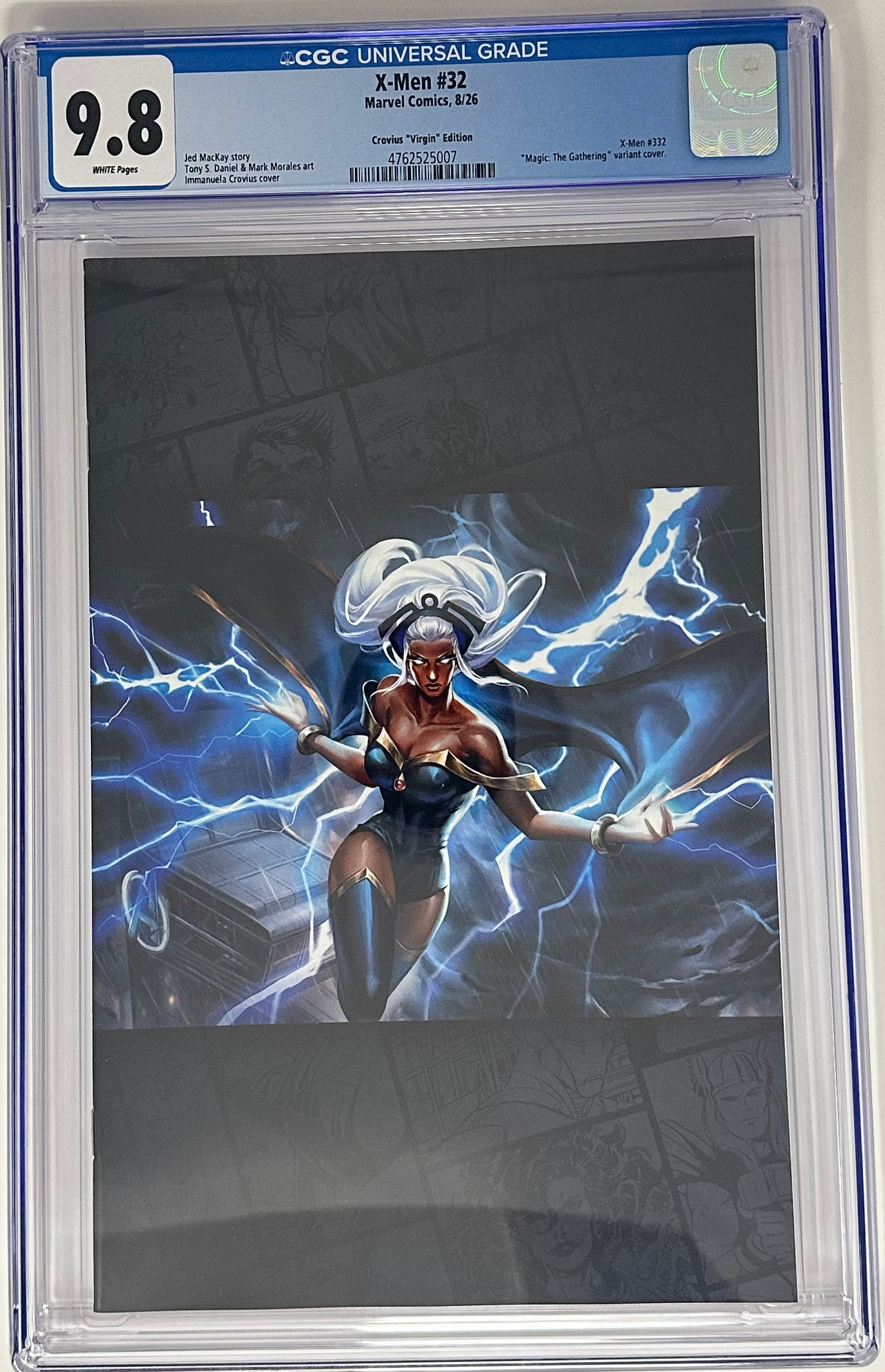 X-MEN #32 CGC 9.8 BLUE LABEL IMMANUELA CROVIUS 1:50 VIRGIN VAR [IN STOCK]