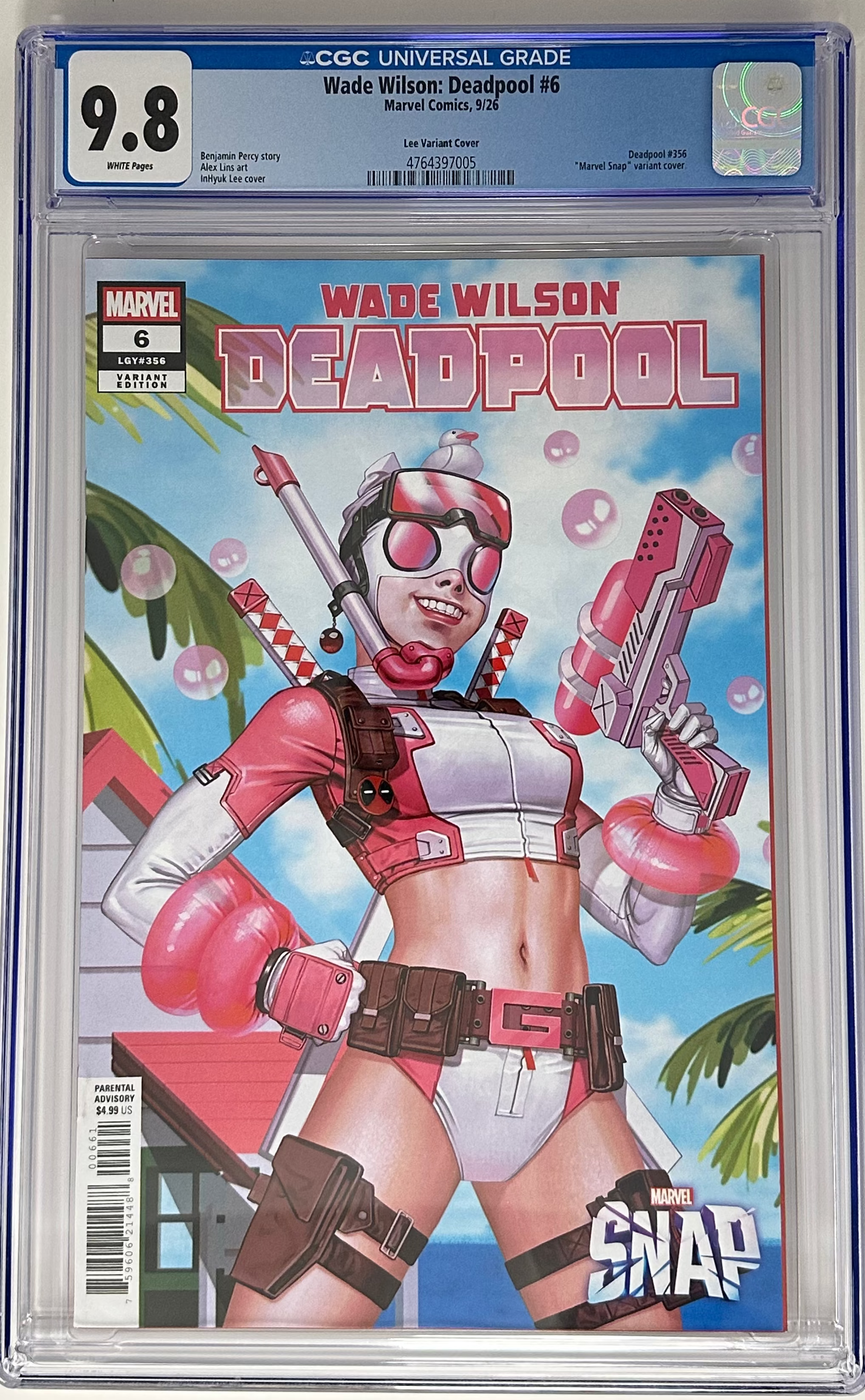 WADE WILSON: DEADPOOL #6 CGC 9.8 BLUE LABEL INHYUK LEE VAR [IN STOCK]