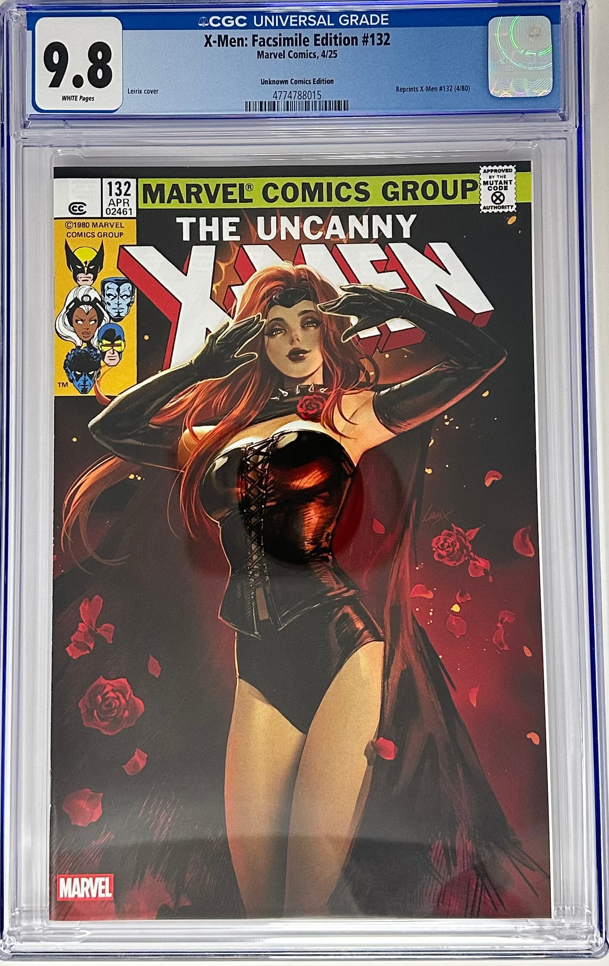 X-MEN: FACSIMILE EDITION #132 CGC 9.8 BLUE LABEL LEIRIX EXCLUSIVE VAR [IN STOCK]