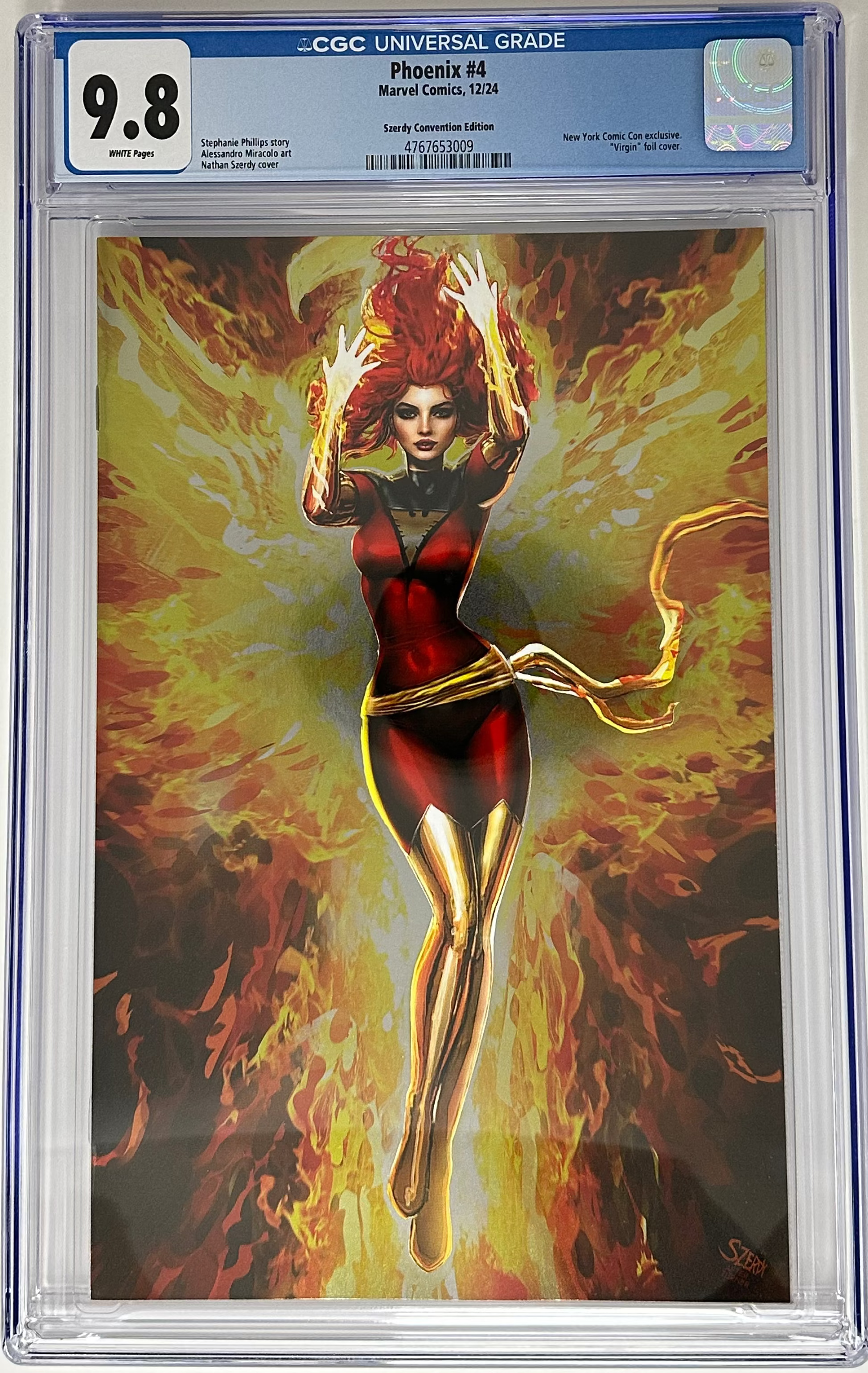 [FOIL] PHOENIX #4 CGC 9.8 BLUE LABEL NATHAN SZERDY NYCC 2024 EXCLUSIVE VIRGIN VAR [IN STOCK]