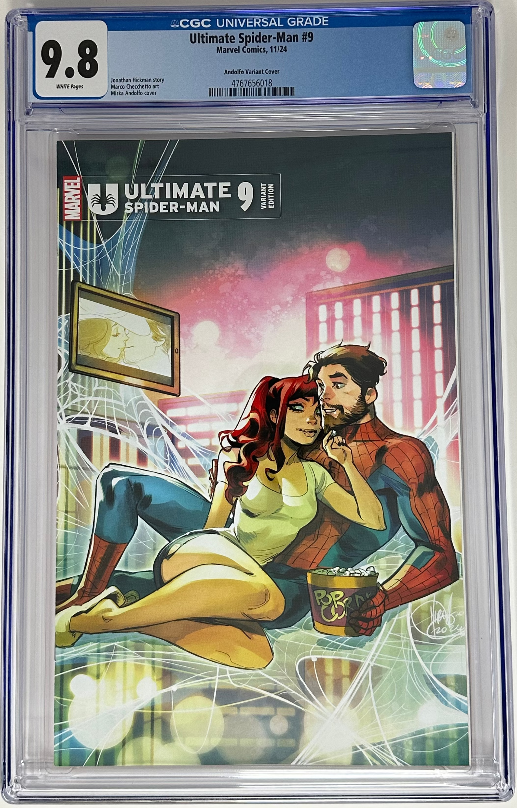 ULTIMATE SPIDER-MAN #9 CGC 9.8 BLUE LABEL MIRKA ANDOLFO VAR [IN STOCK]