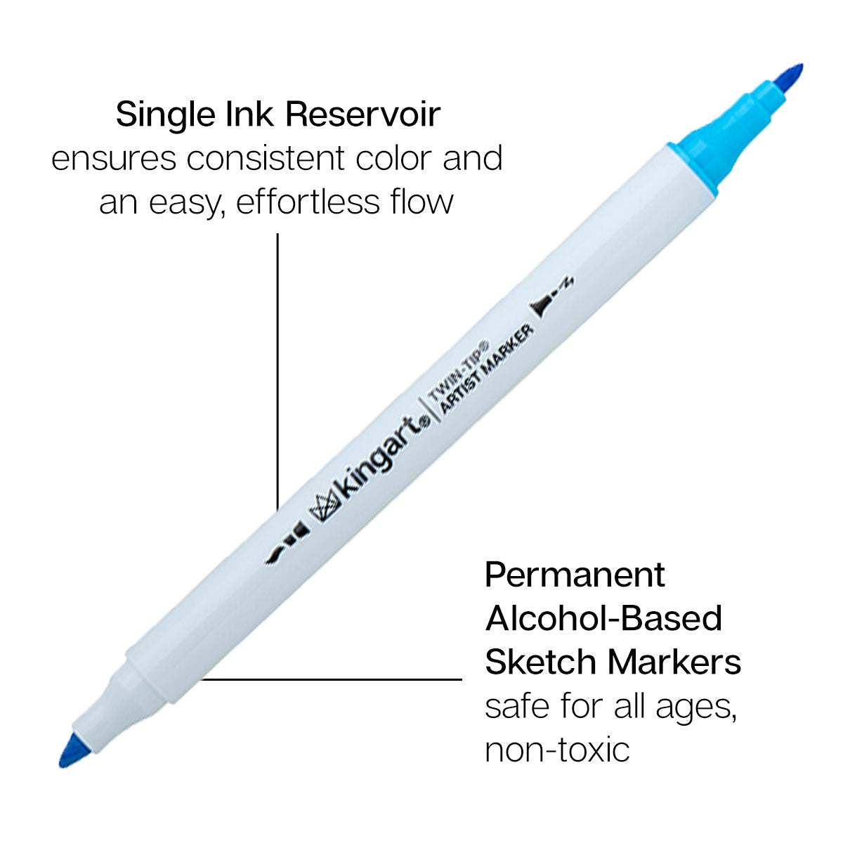 Twin-Tip™ Alcohol Markers 60 Colors