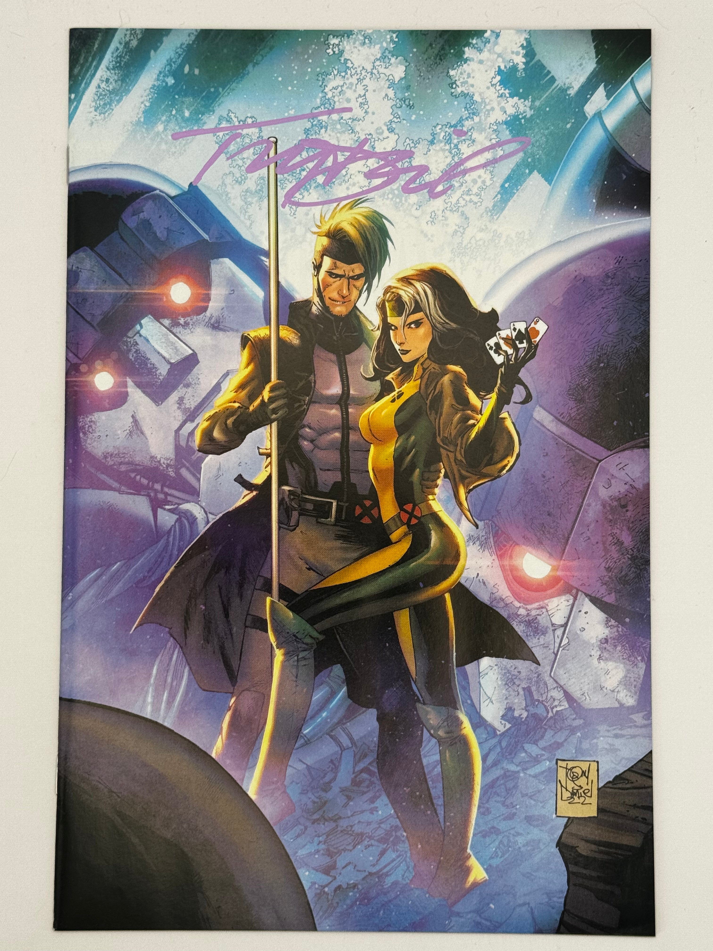 [SIGNED W/ COA] GAMBIT #4 TONY DANIEL EXCLUSIVE VIRGIN VAR [ IN STOCK]