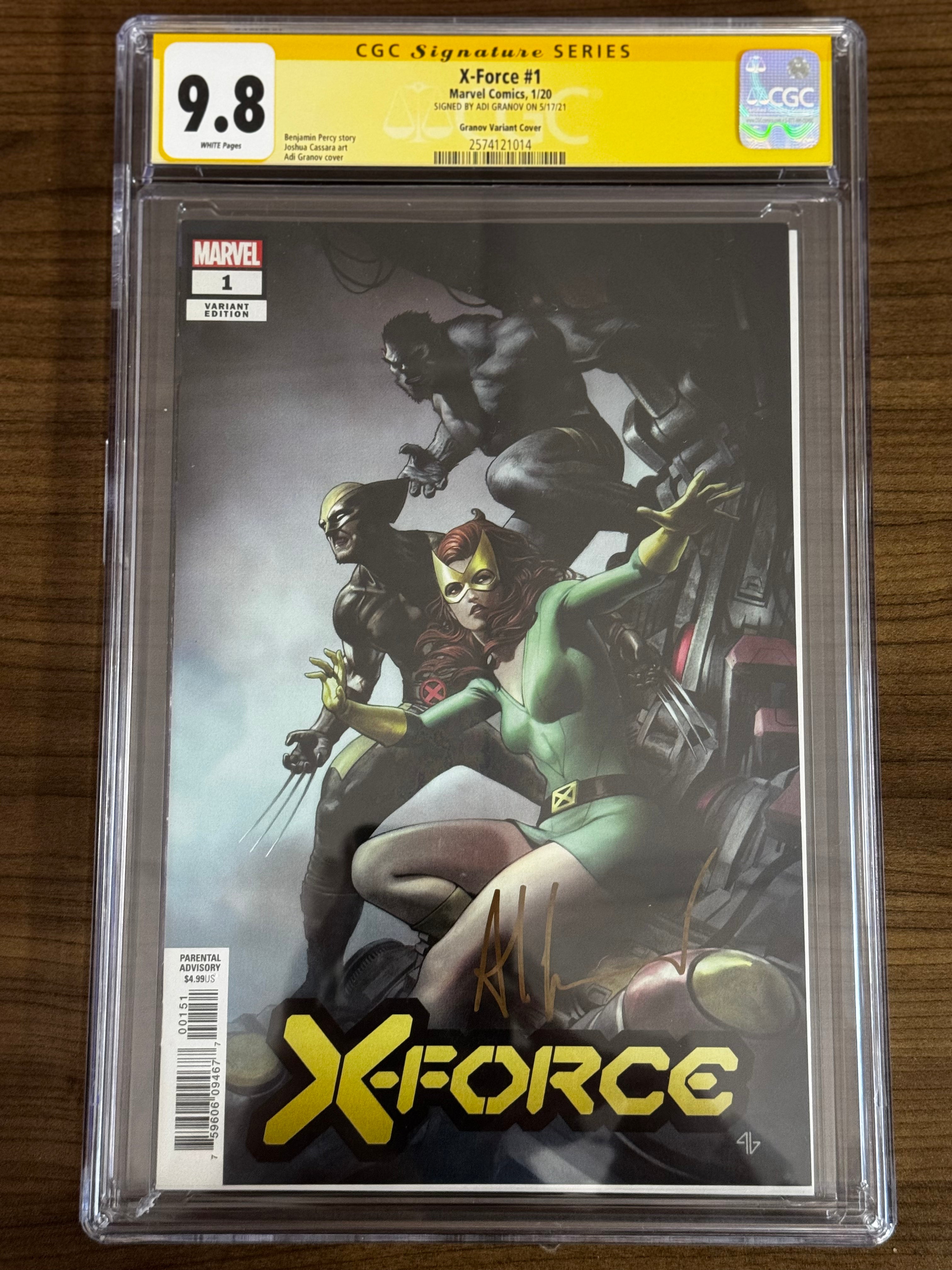 X-FORCE #1 SIGNED BY ADI GRANOV VAR CGC 9.8 SS YELLOW LABEL [IN STOCK]